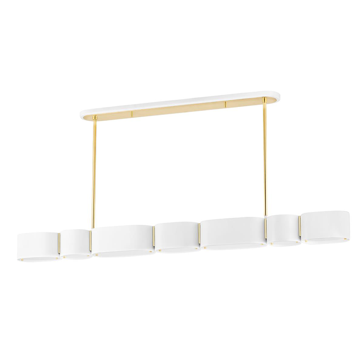 Opal 54 Inch Linear Suspension Light by Corbett Lighting