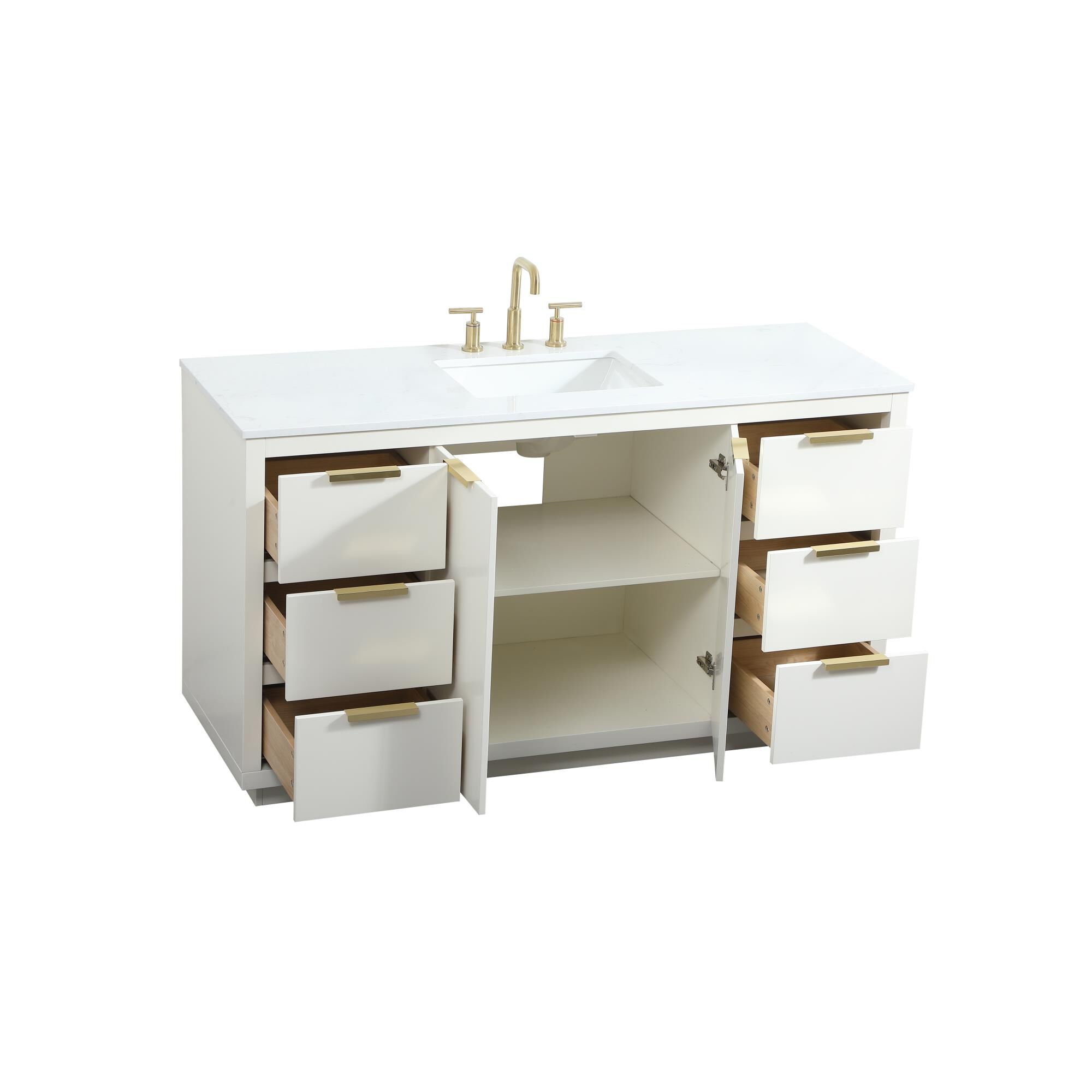 Blake 60 Inch Bath Vanity by Elegant Decor