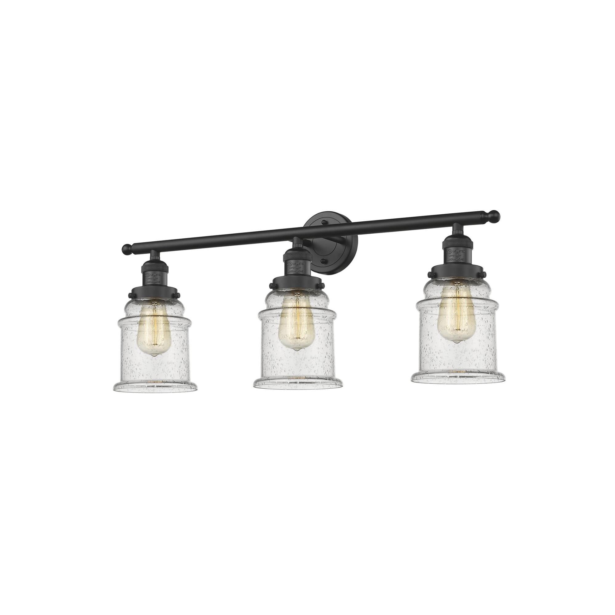 Shown in Matte Black finish and Seedy glass