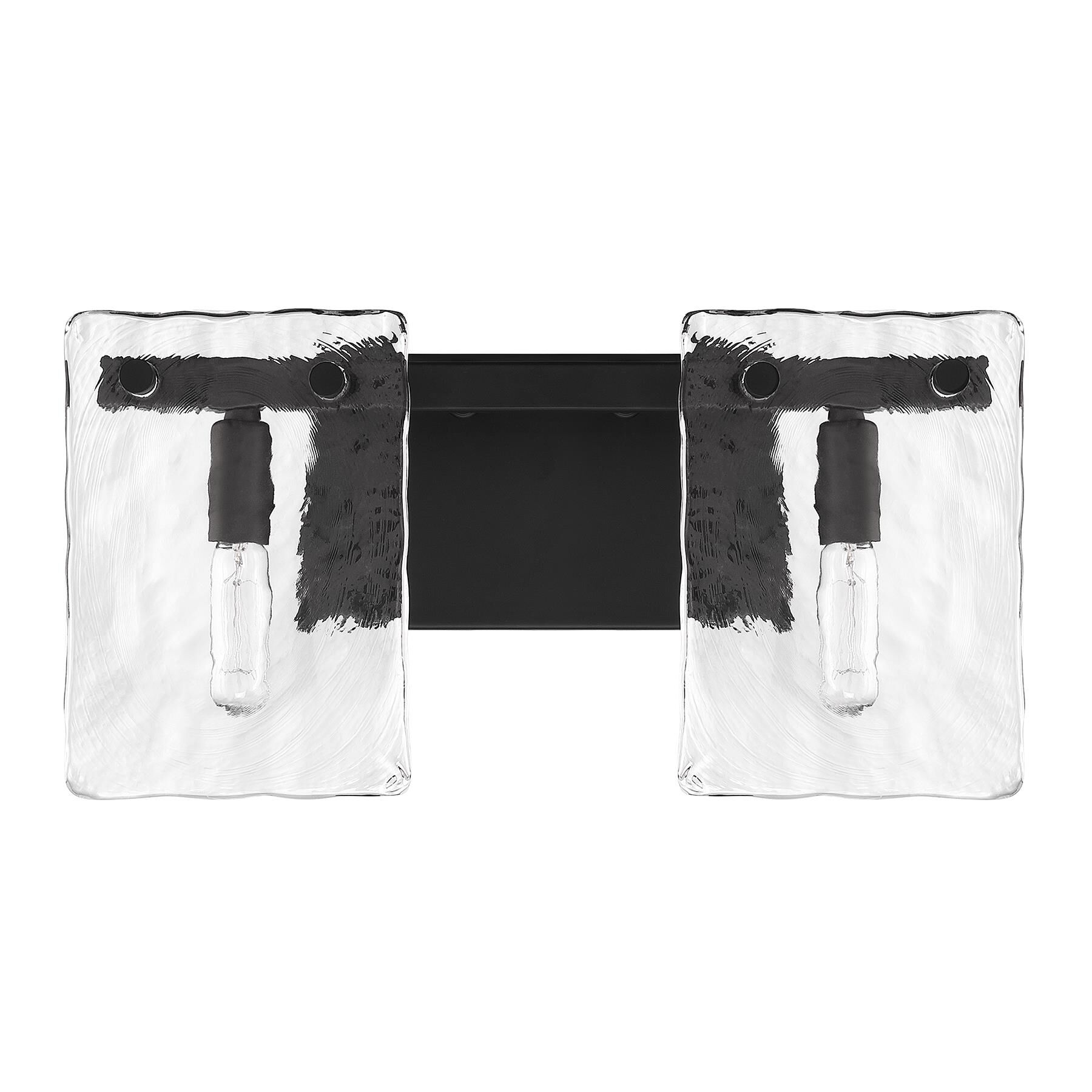 Shown in Matte Black finish and Handmade Water glass