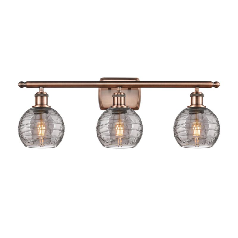 Bruno Marashlian Athens Deco Swirl 26 Inch Bath Vanity Light by Innovations Lighting