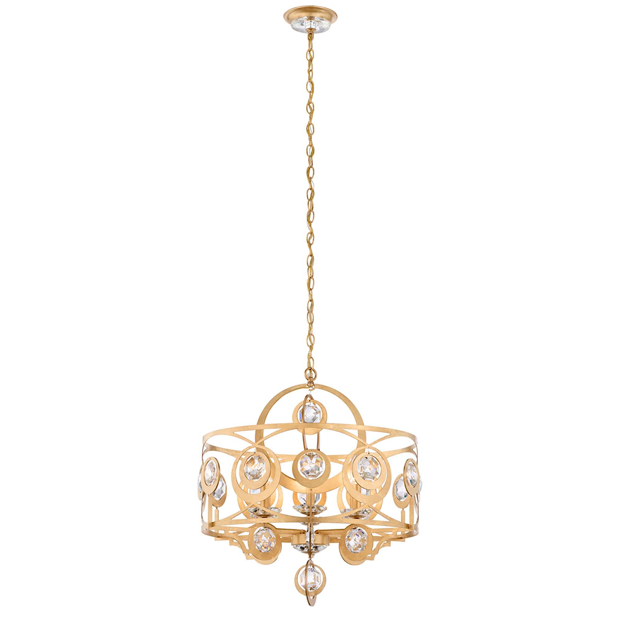Shown in French Gold finish and Clear Radiance crystal