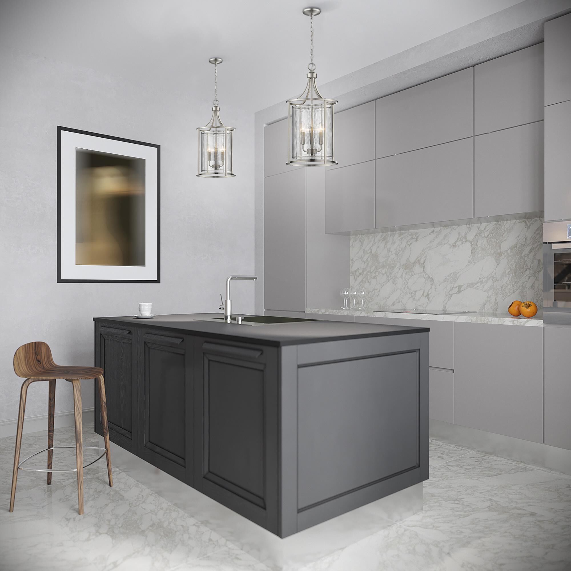 Verona 14 Inch Cage Pendant by Eglo Lighting