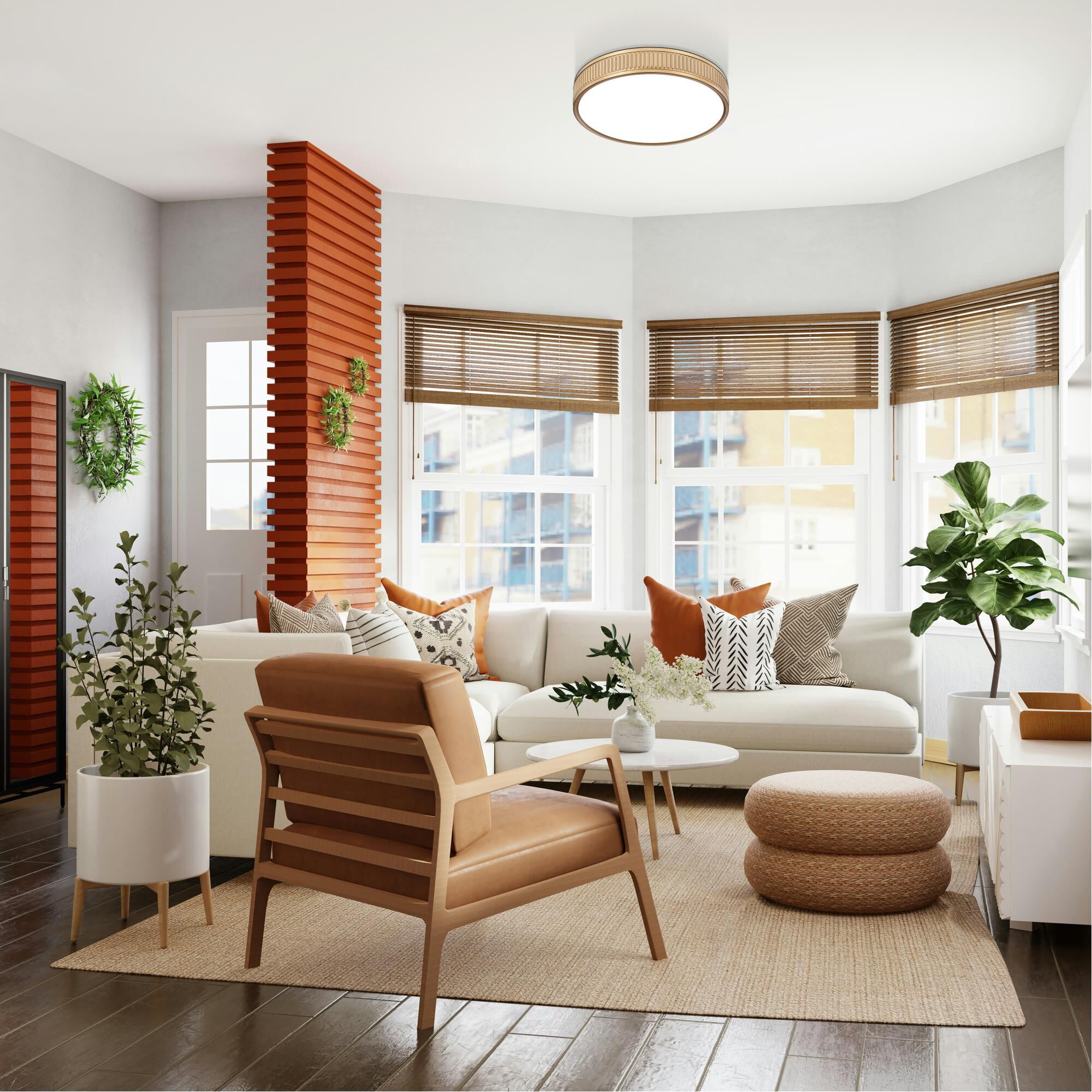 Shown in Modern Gold finish and Frosted glass and Frosted shade