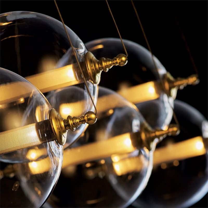 Otto 57 Inch 10 Light LED Linear Suspension Light by Hubbardton Forge