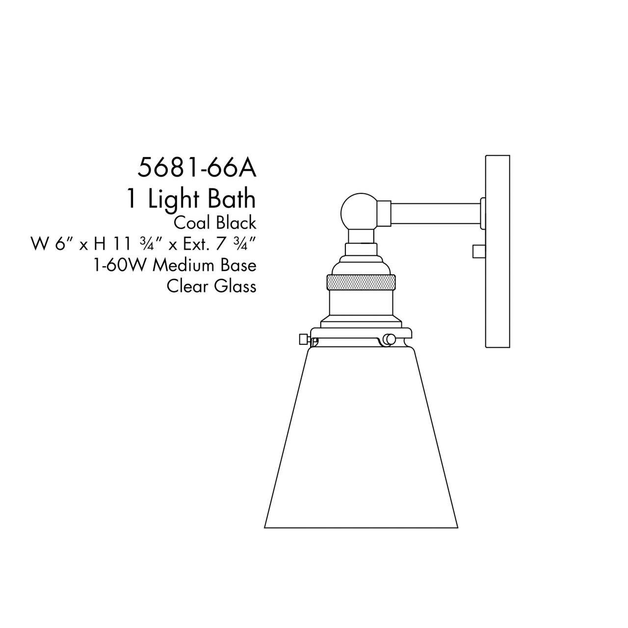 Barwell 6 Inch Wall Sconce by Minka Lavery