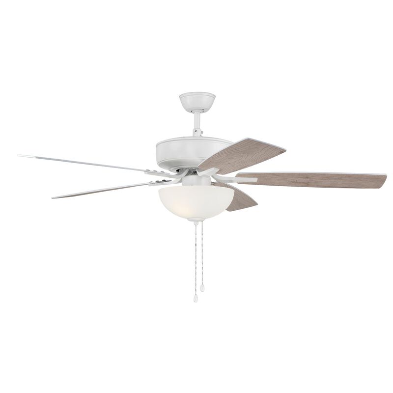 Pro Plus 52 Inch Ceiling Fan with Light Kit by Craftmade
