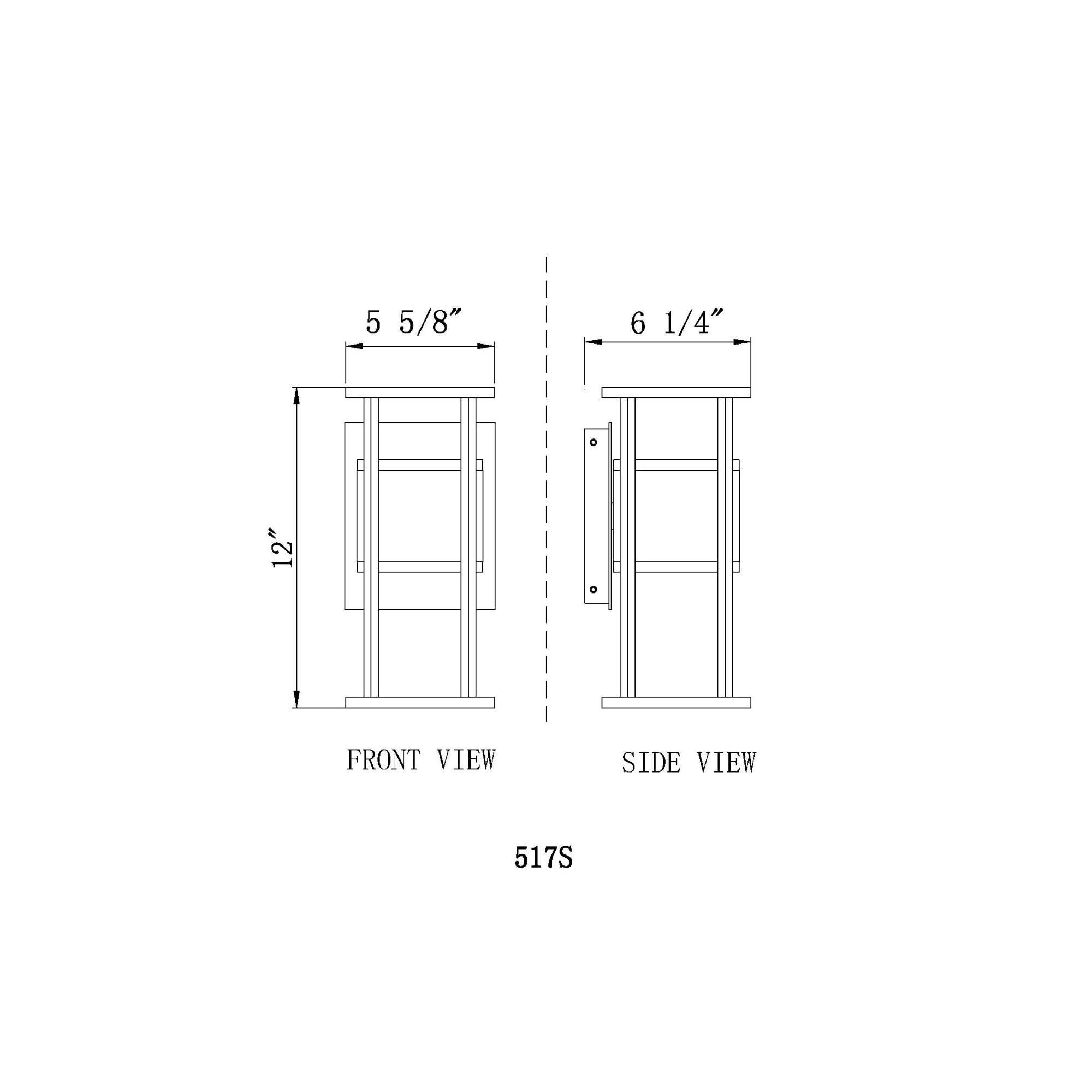 Luca 12 Inch Tall 2 Light LED Outdoor Wall Light by Z-Lite