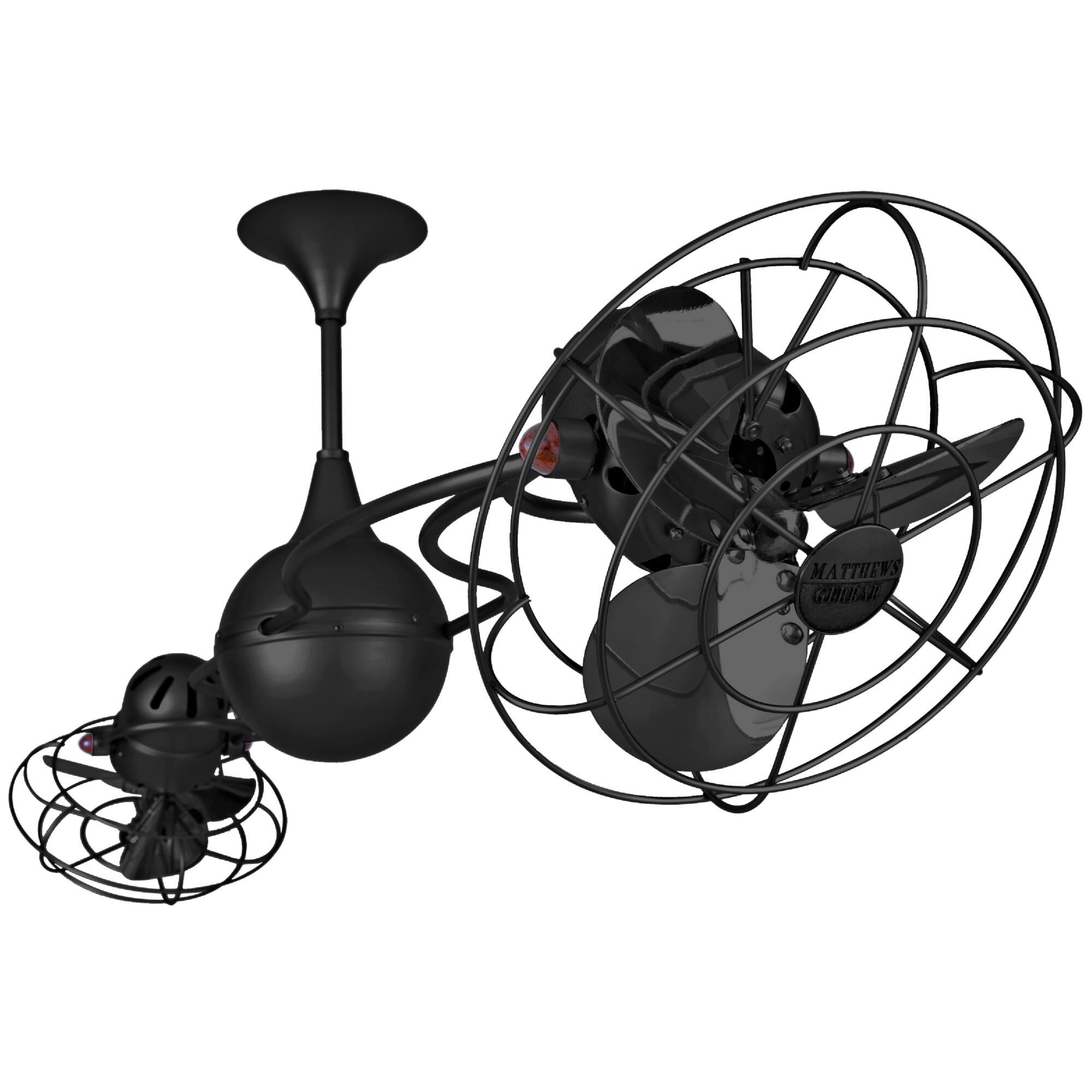 Italo Ventania Oscillating Multi Head Ceiling Fan by Matthews Fan Company