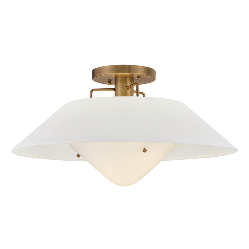 Otto 20 Inch Semi Flush Mount by Troy Lighting