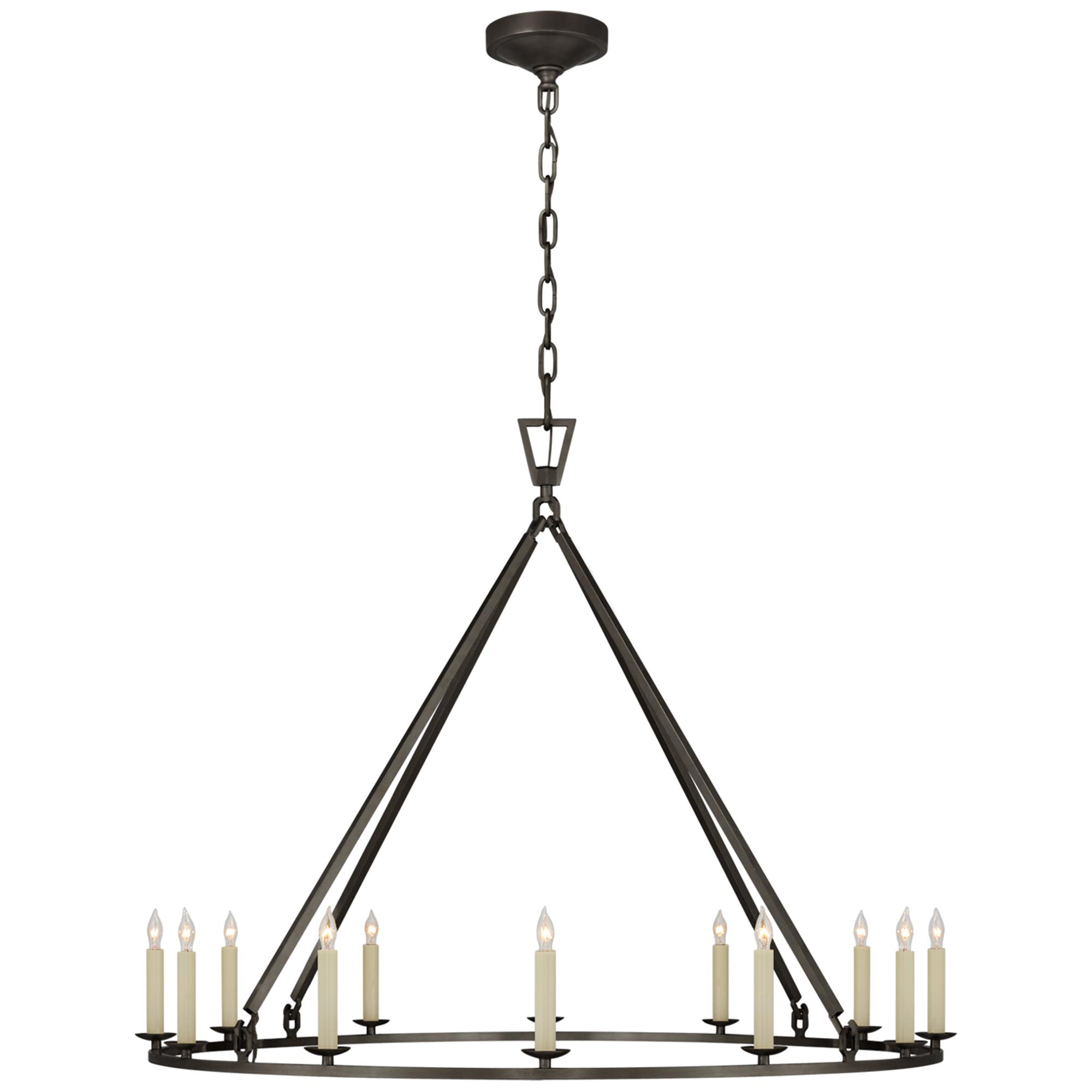 Shown in Aged Iron finish and No Option shade