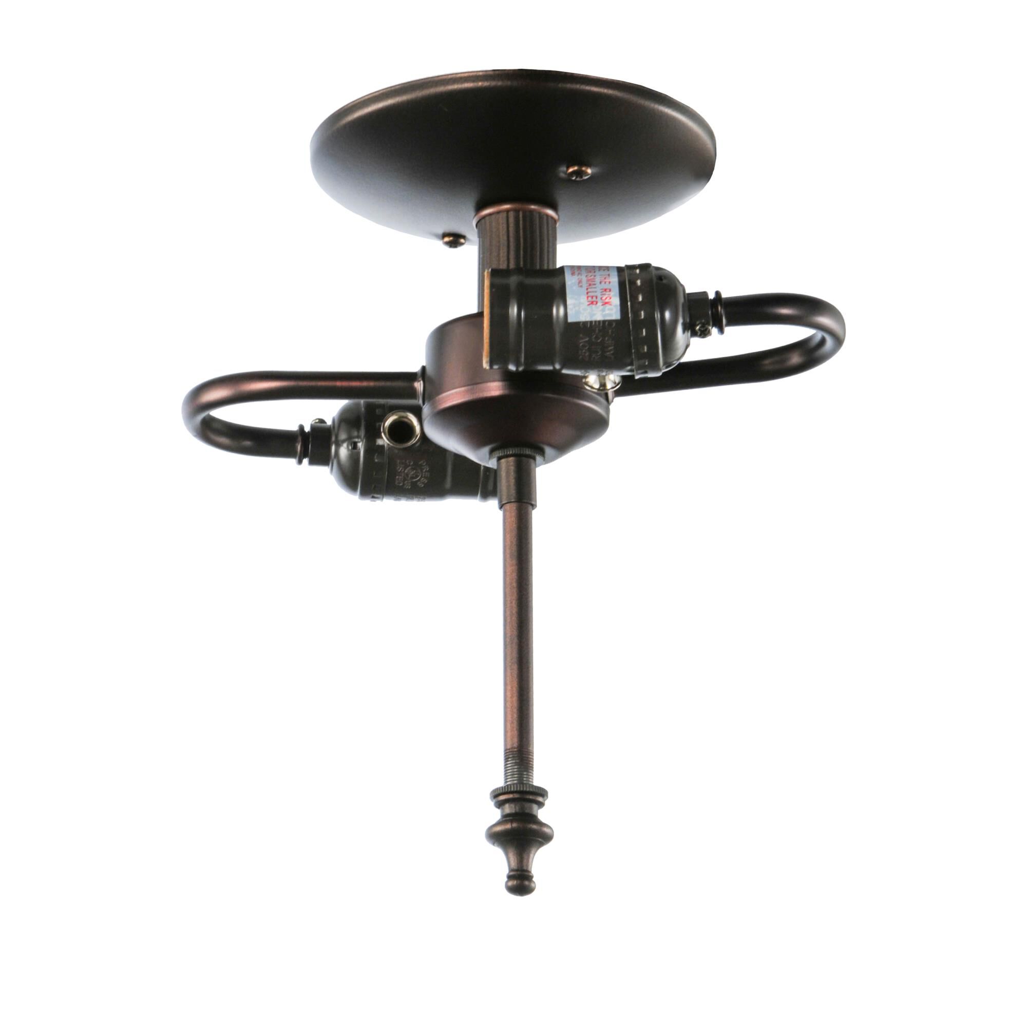 9 Inch 2 Light Flush Mount by Meyda Lighting