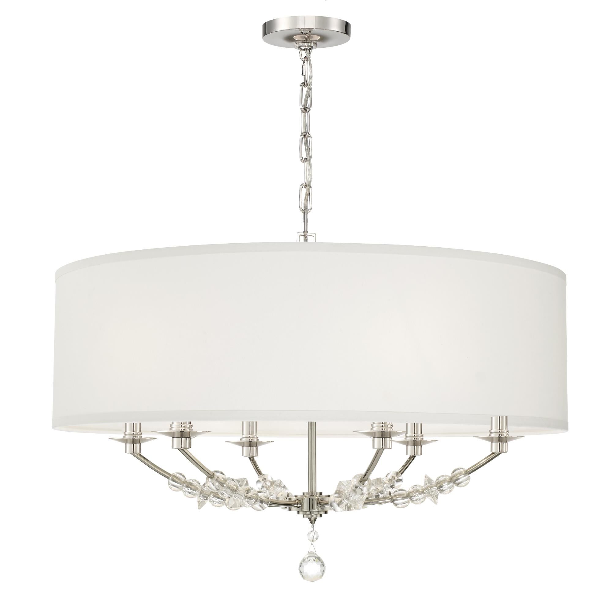 Mirage 30 Inch 6 Light Chandelier by Crystorama
