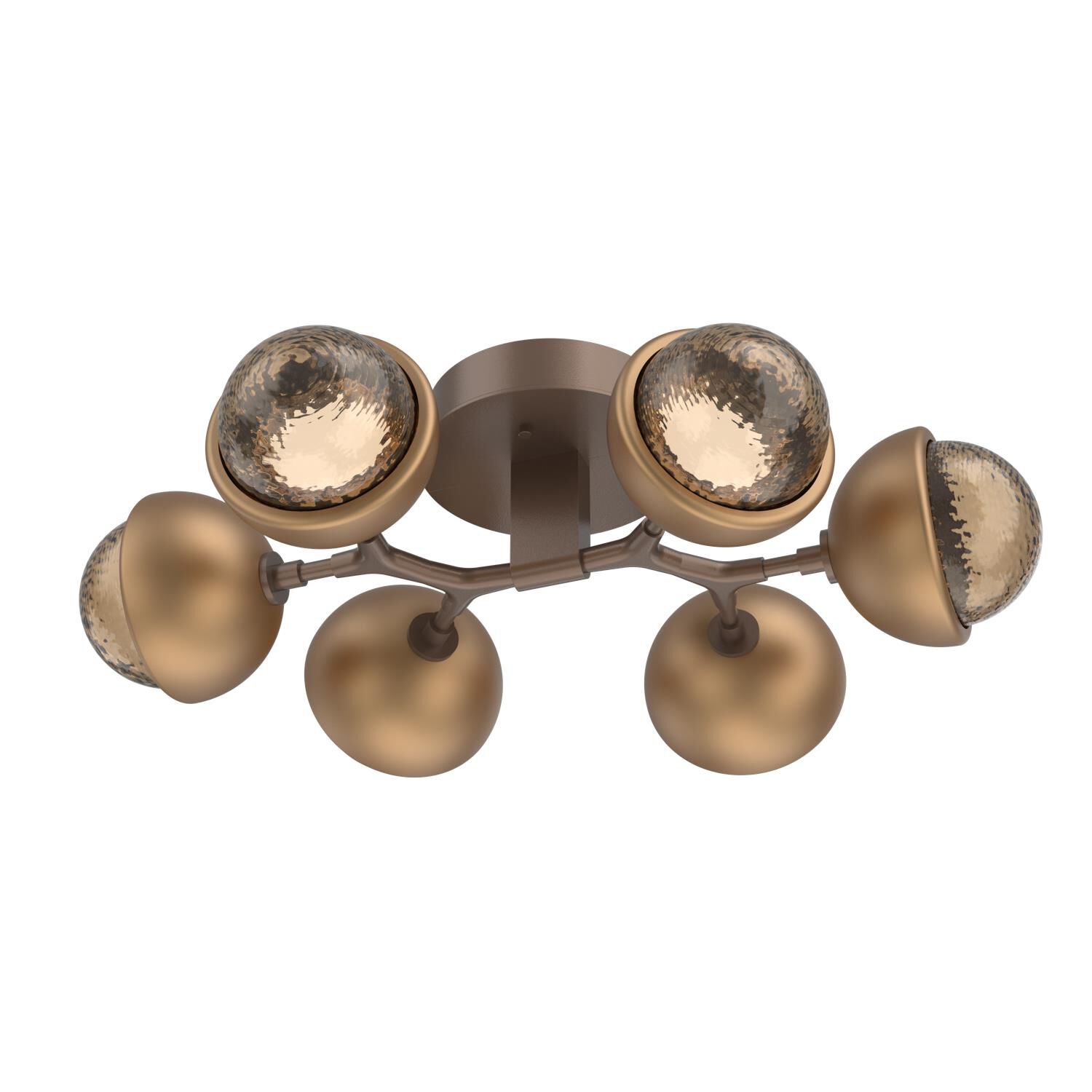 Shown in Burnished Bronze finish and Bronze glass and Novel Brass accent