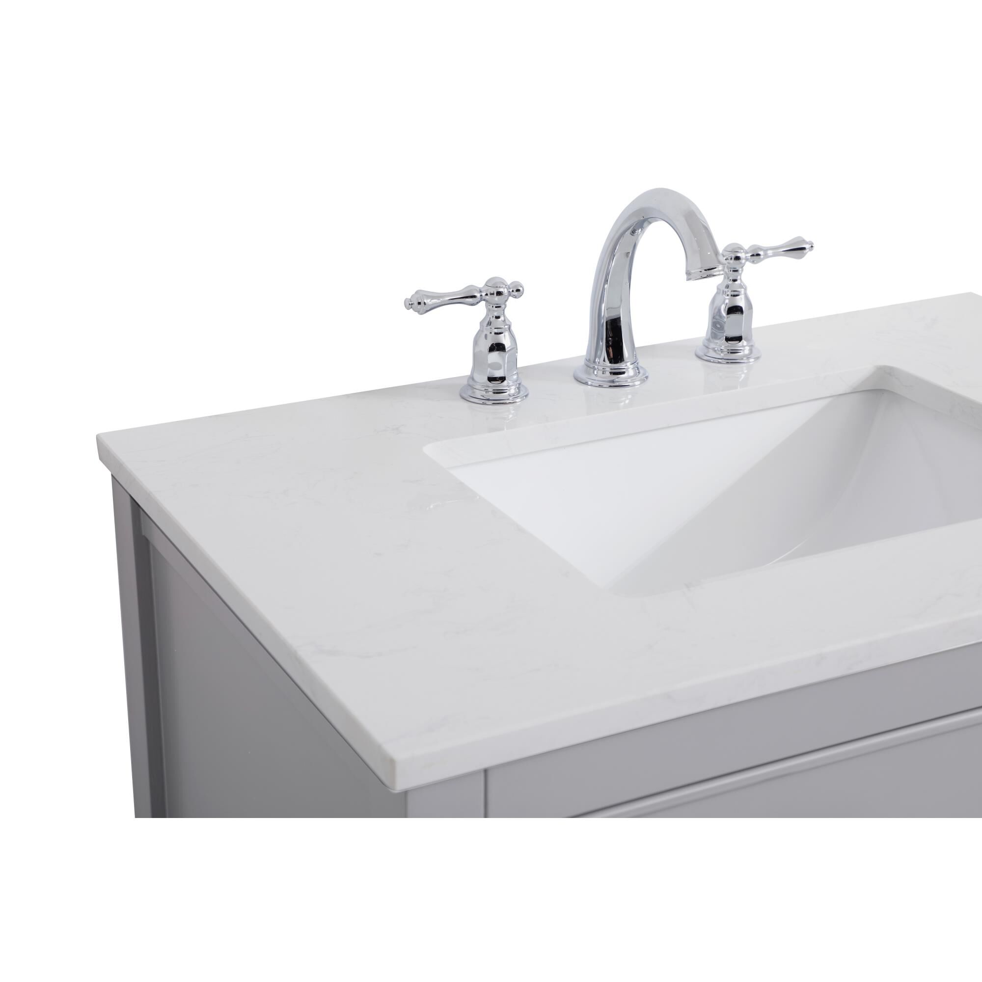 Shown in Grey finish