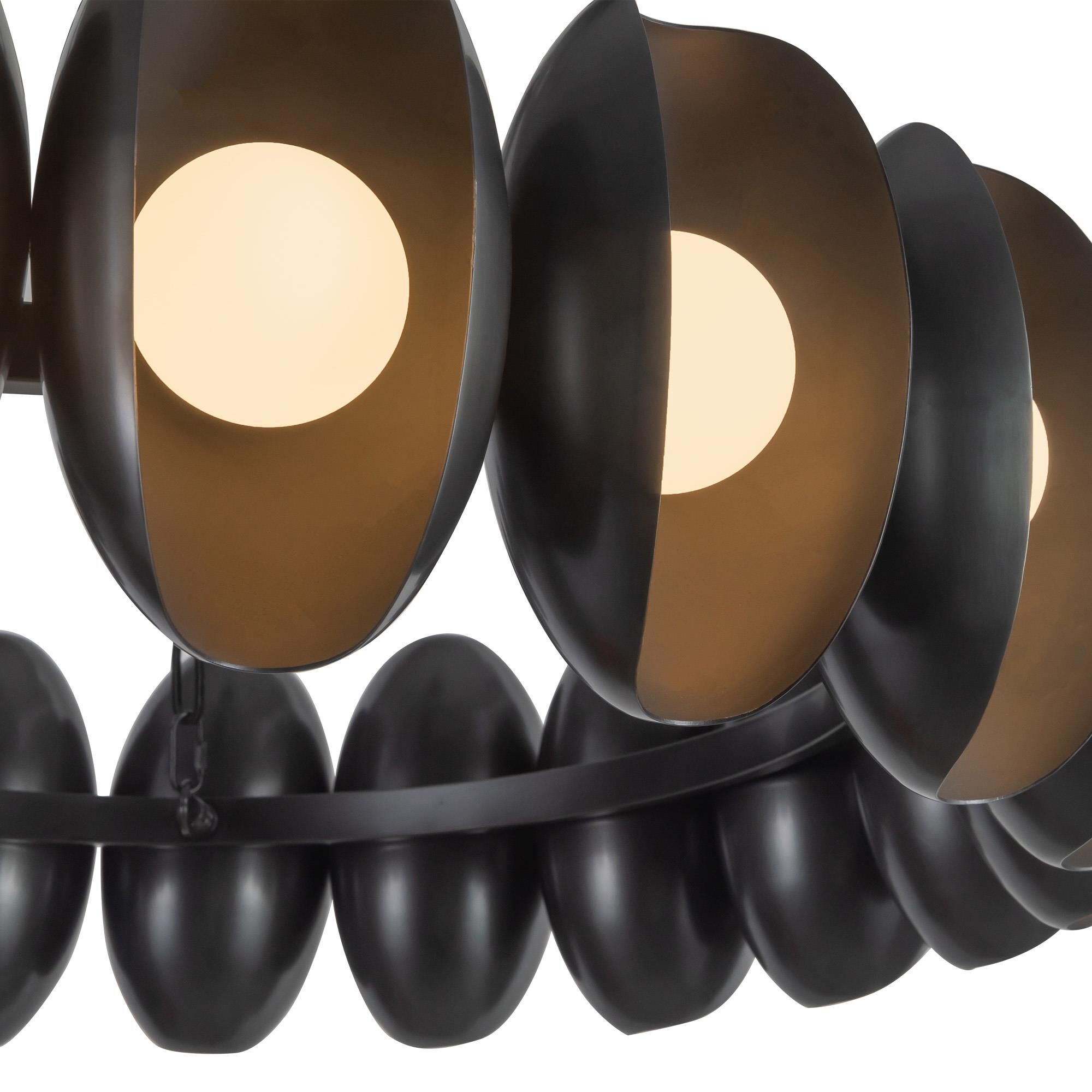 Shown in Urban Bronze finish and Matte Opal glass