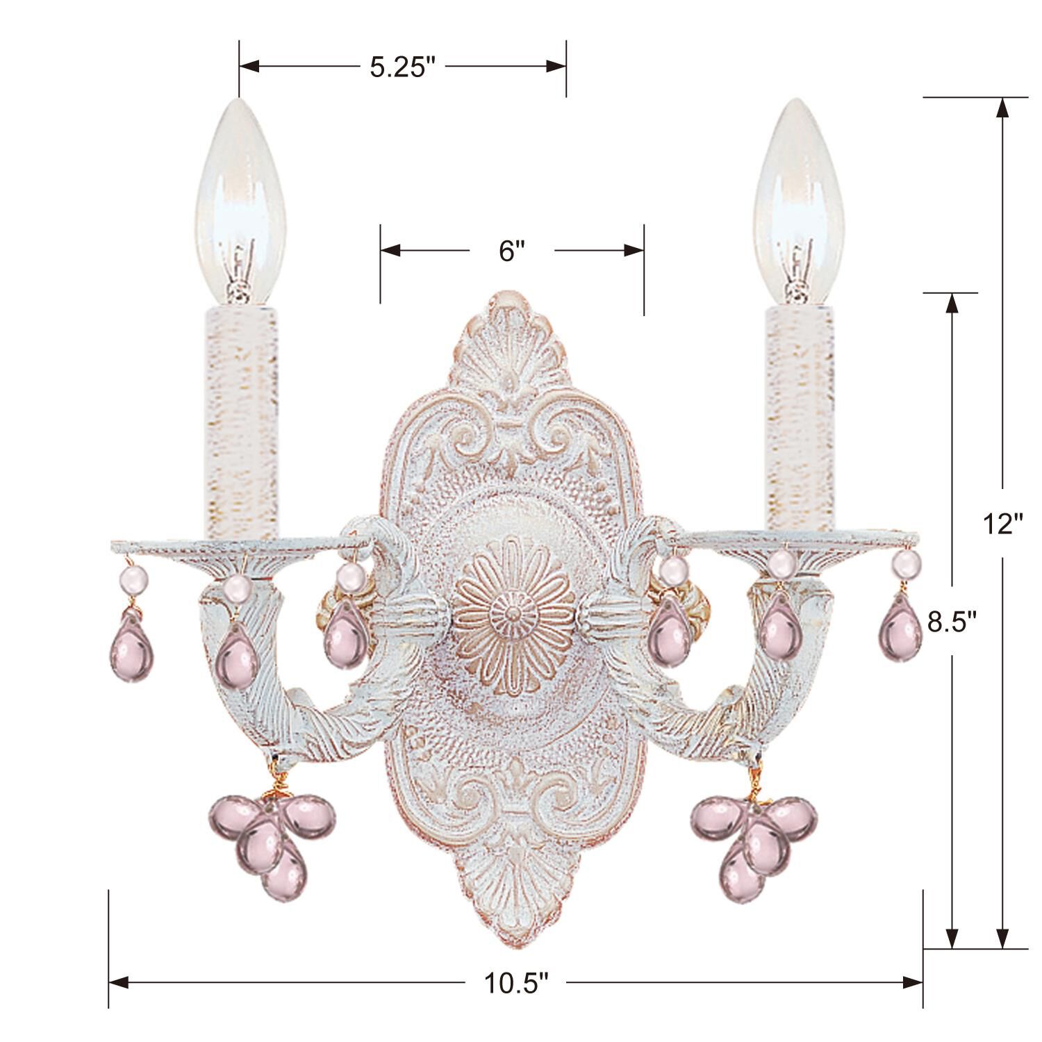 Paris Market 12 Inch Wall Sconce by Crystorama