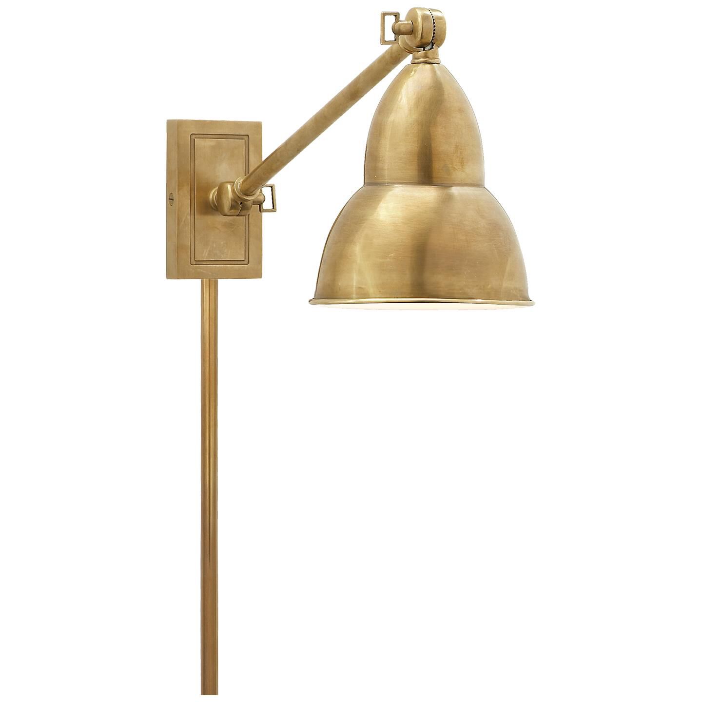 French Library Wall Swing Lamp by Visual Comfort Signature Collection