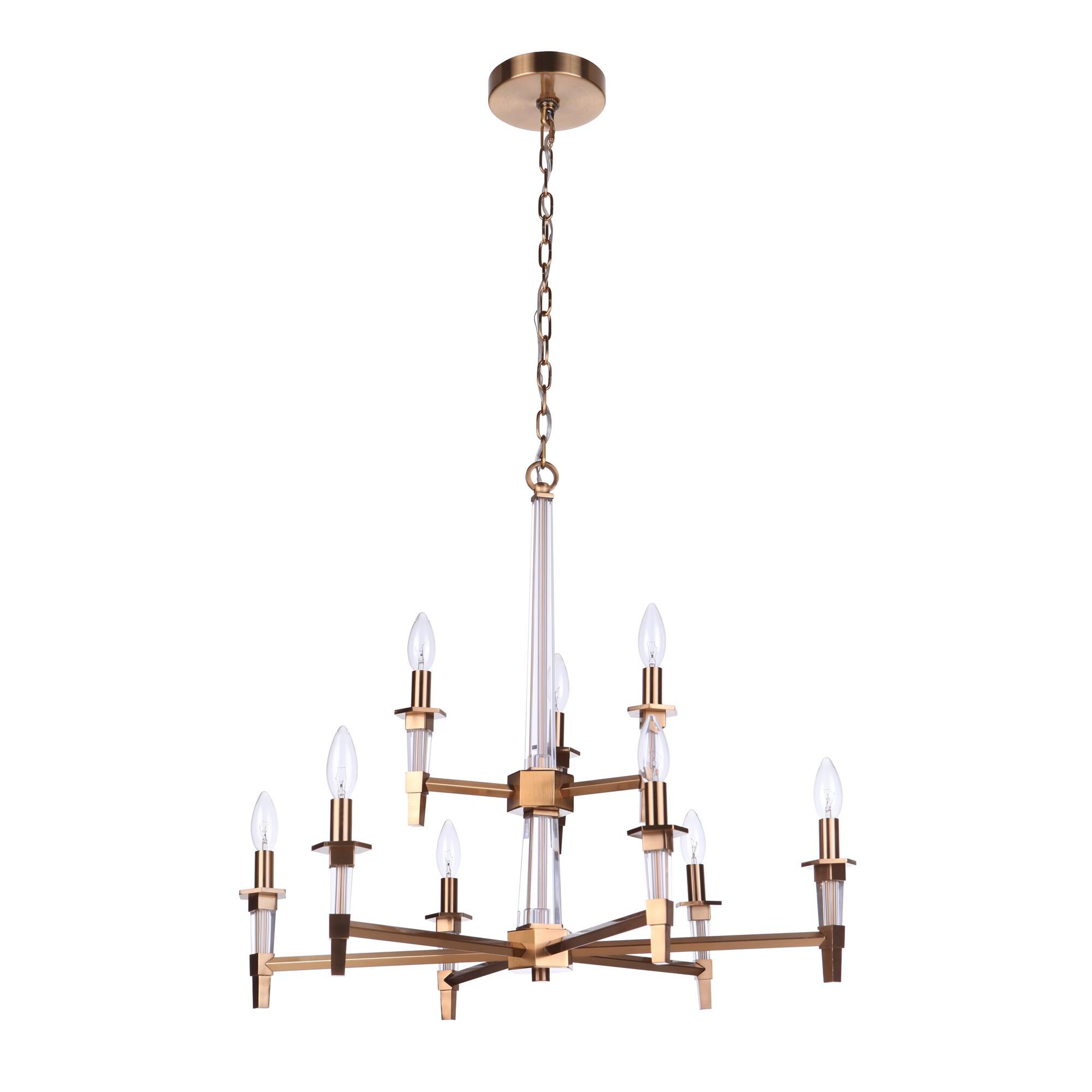 Tarryn 30 Inch 9 Light Chandelier by Craftmade