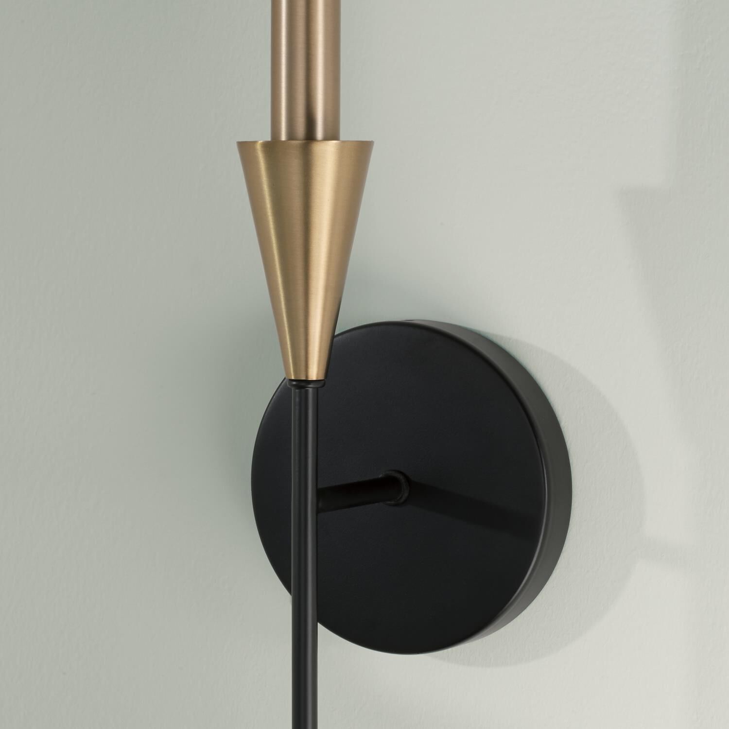 Shown in Aged Brass And Black finish