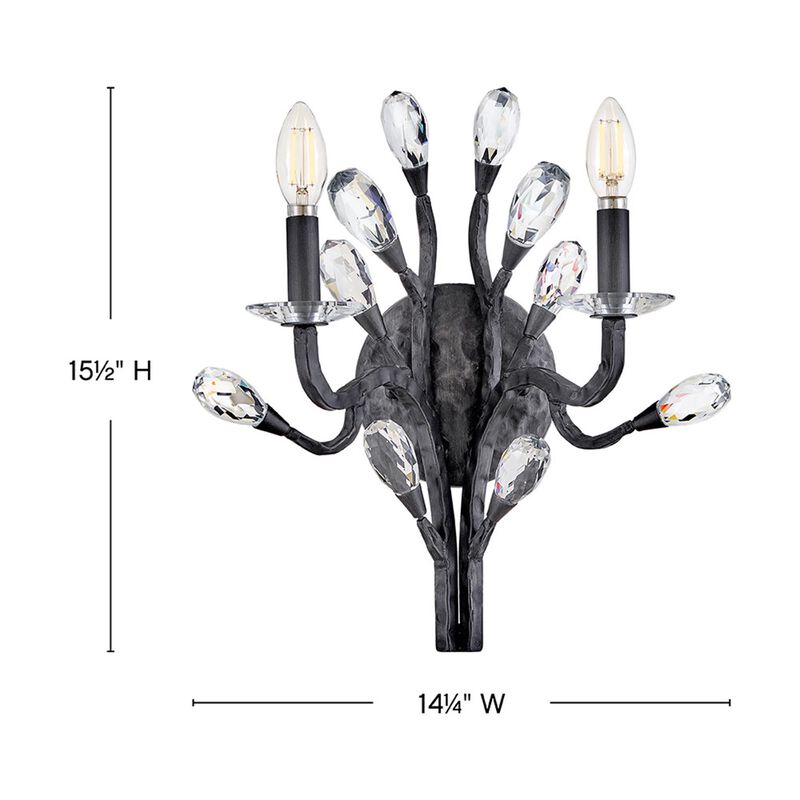 Eve 16 Inch Wall Sconce by Fredrick Ramond