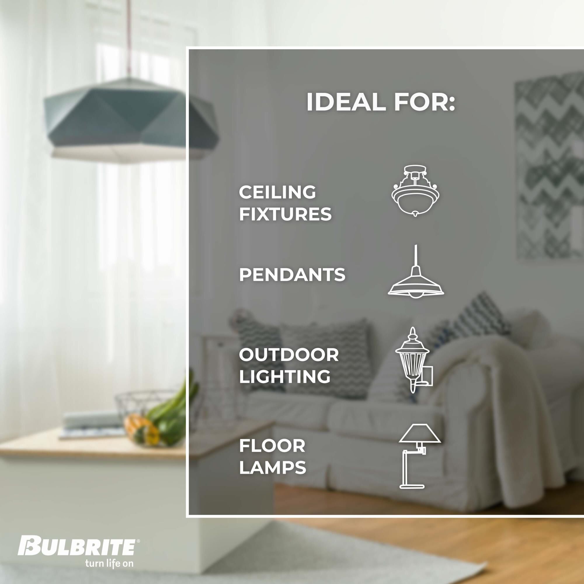 Dimmable 5 Watt 2700K A19 LED Light Bulb by Bulbrite