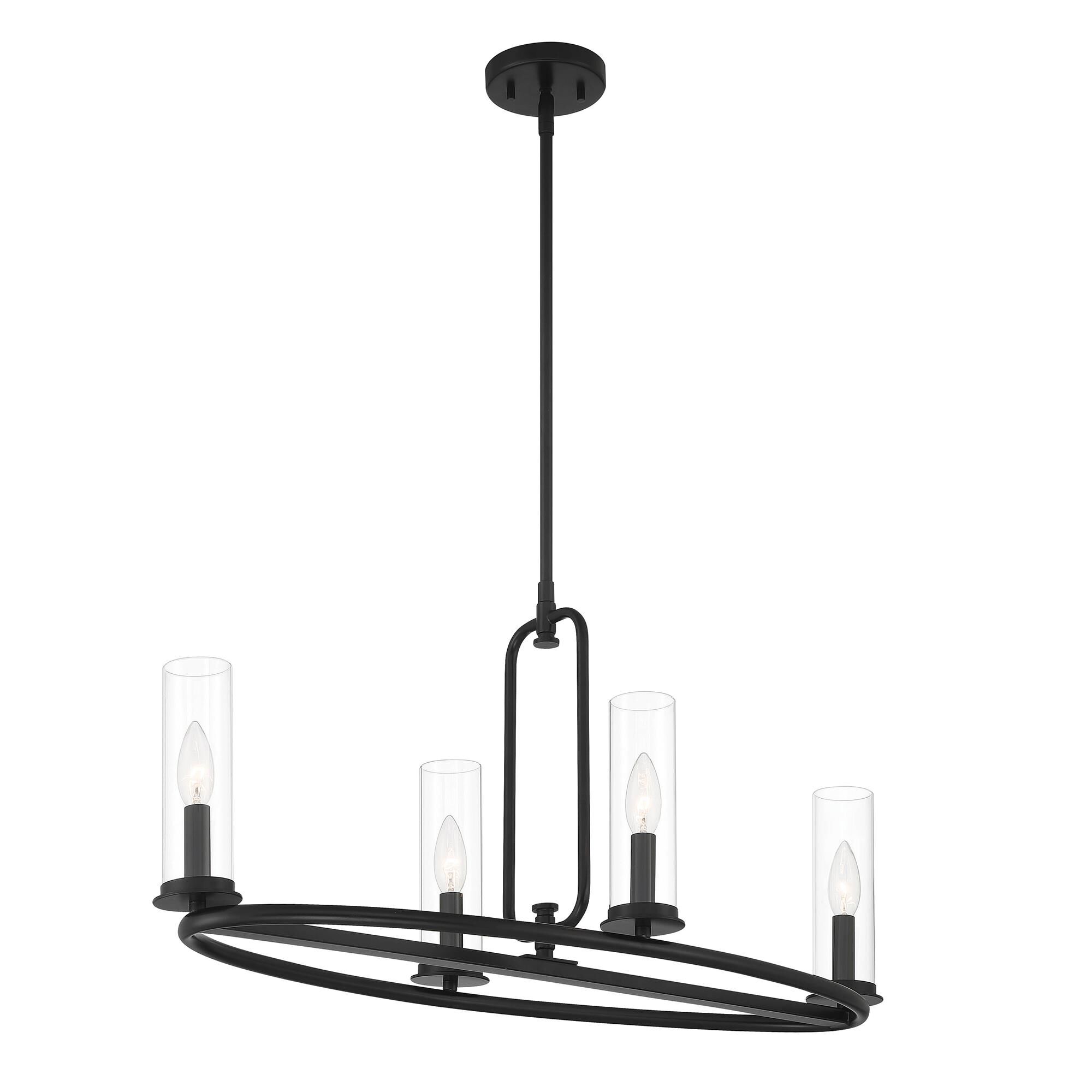 Hudson Heights 32 Inch 4 Light Linear Suspension Light by Designers Fountain