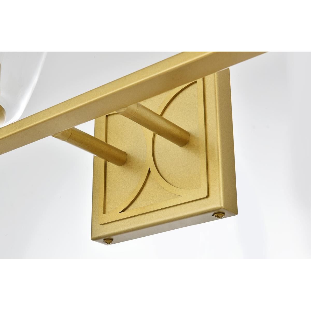 Shown in Brass  finish and Clear glass