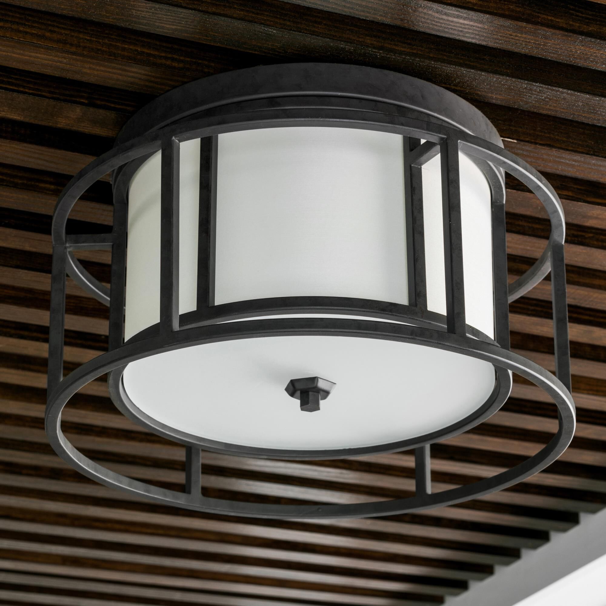 Brian Patrick Flynn Holton 15 Inch 2 Light Flush Mount by Crystorama