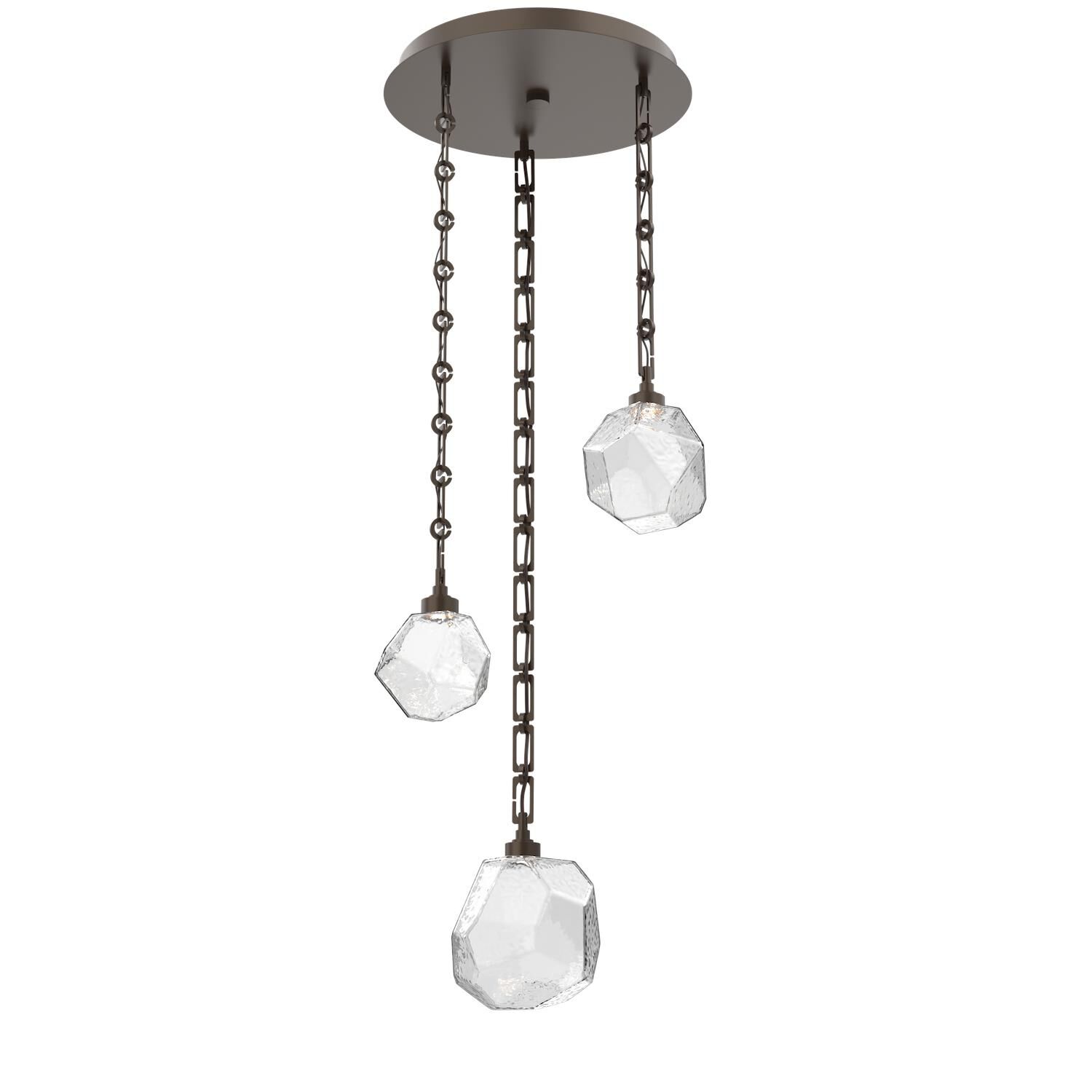 Levi Wilson Gem 21 Inch Multi Light Pendant by Hammerton Studio