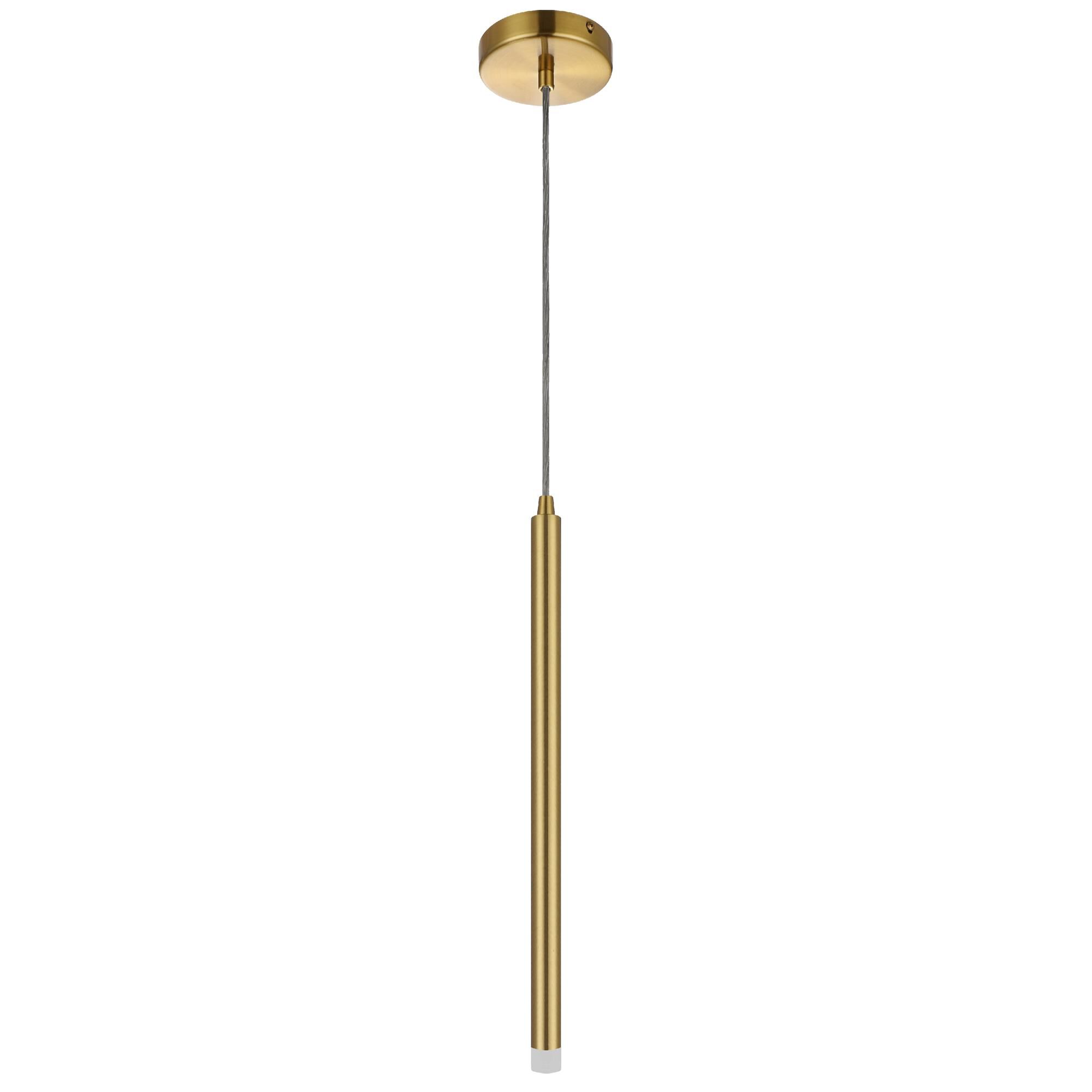 Shown in Aged Brass finish and Clear glass