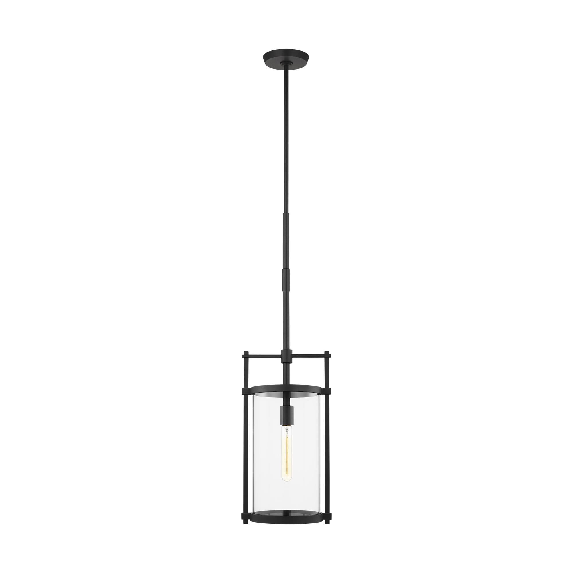 Shown in Textured Black finish and Clear glass