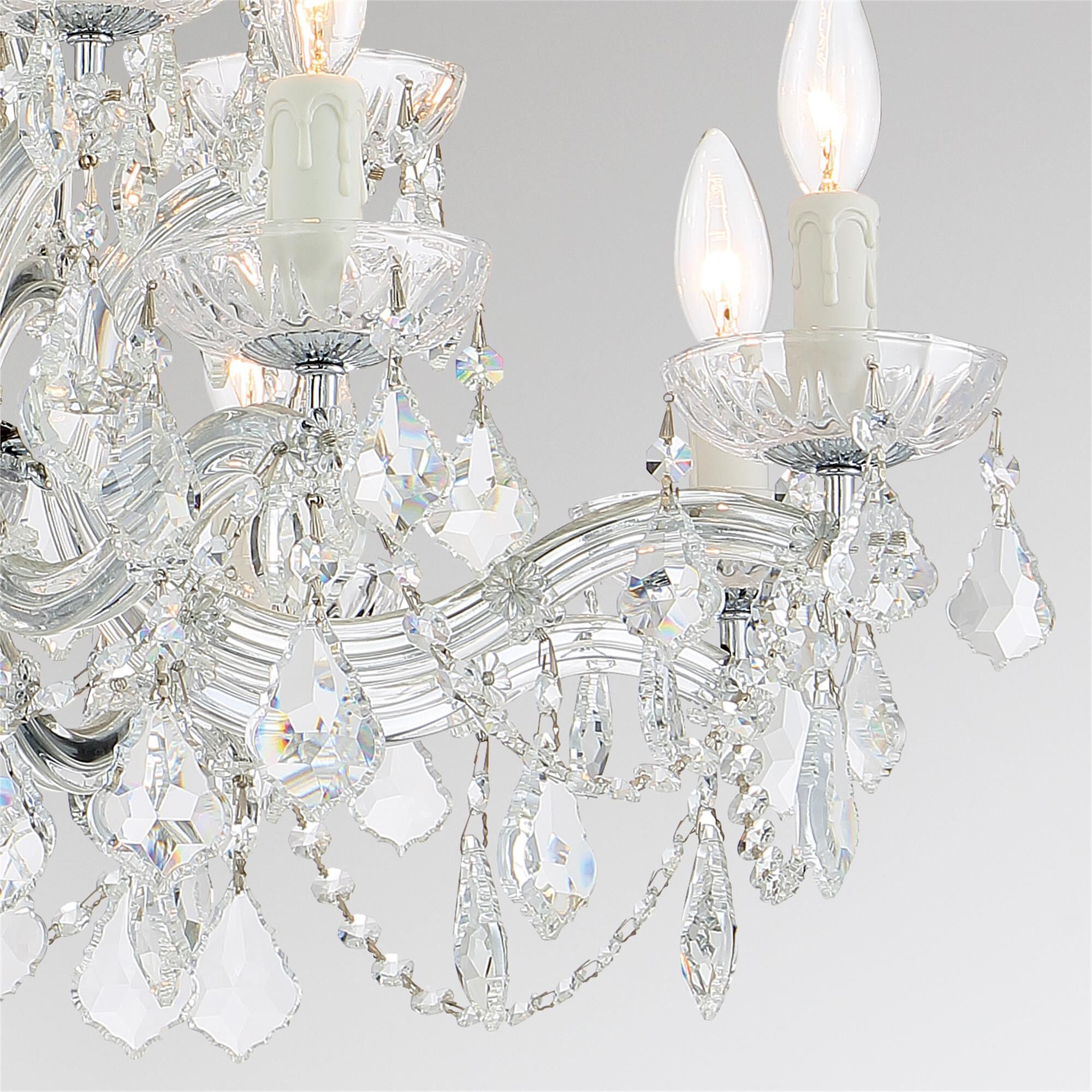 Maria Theresa 29 Inch 12 Light Chandelier,