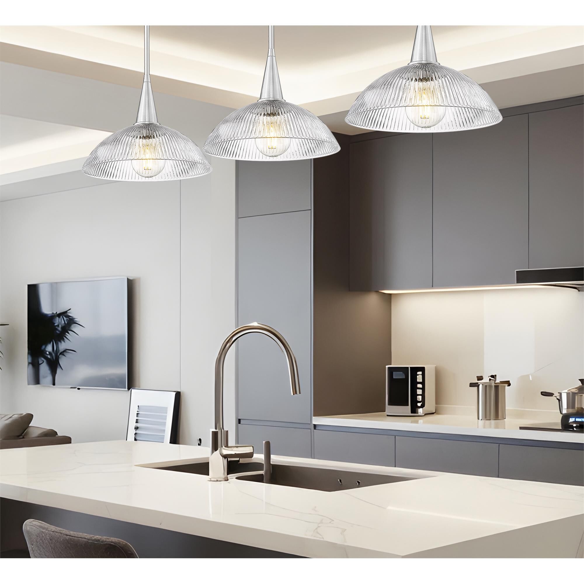 Lunelle Medium Linear Chandelier,