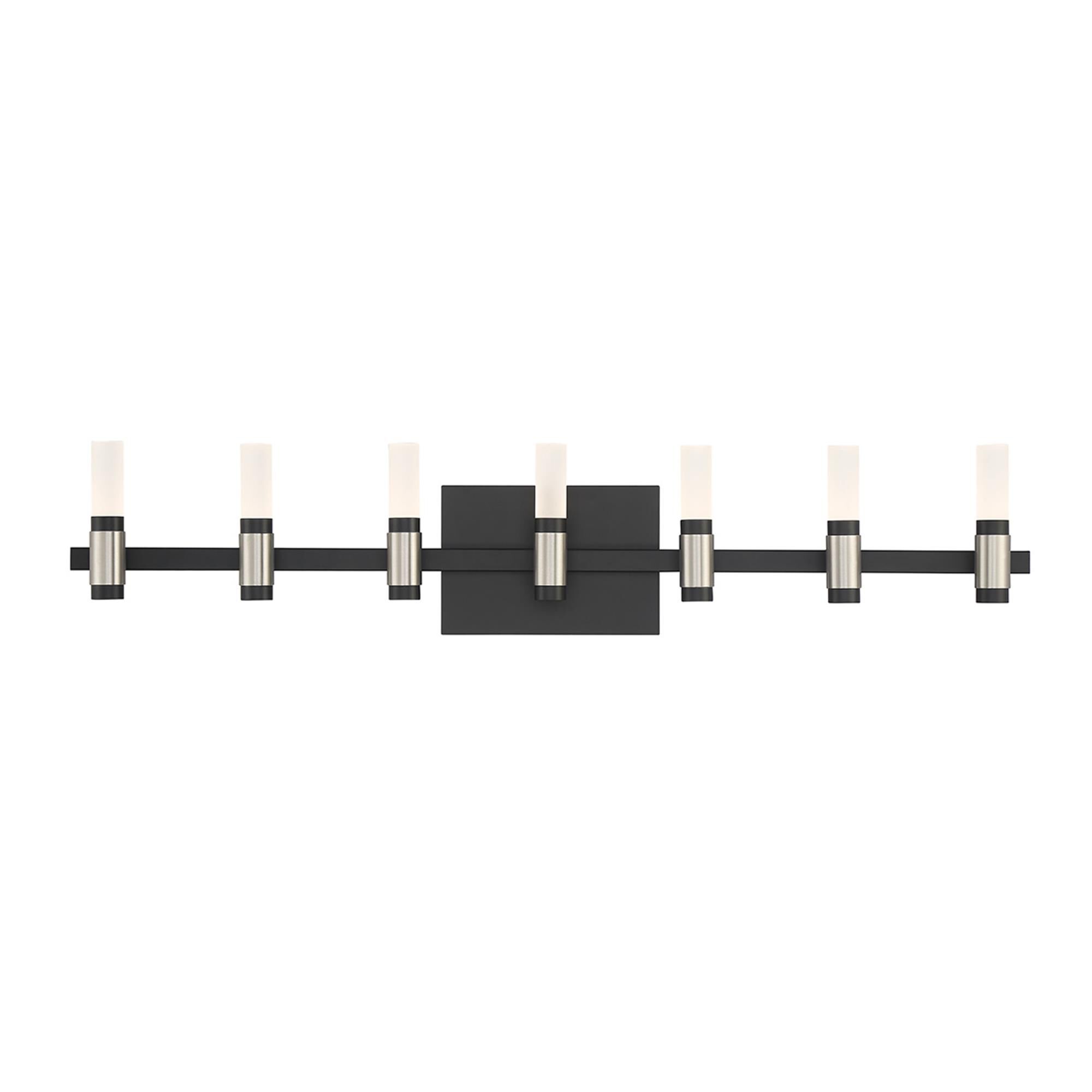 Shown in Black and Nickel finish and Frosted White Acrylic glass