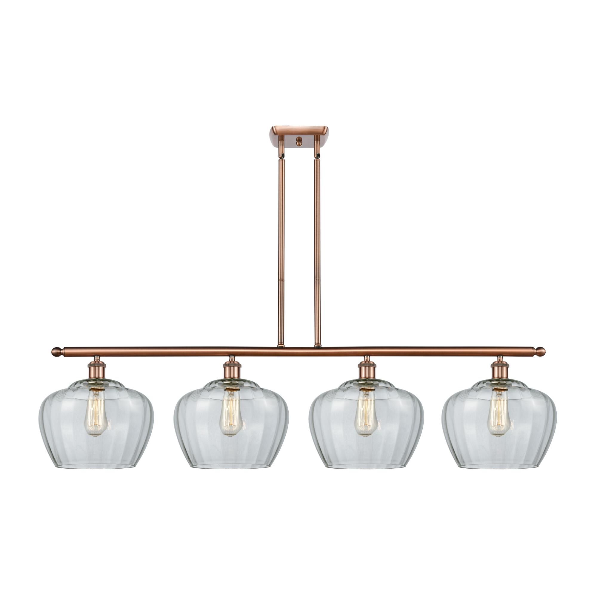 Bruno Marashlian Large Fenton 48 Inch 4 Light LED Linear Suspension Light by Innovations Lighting
