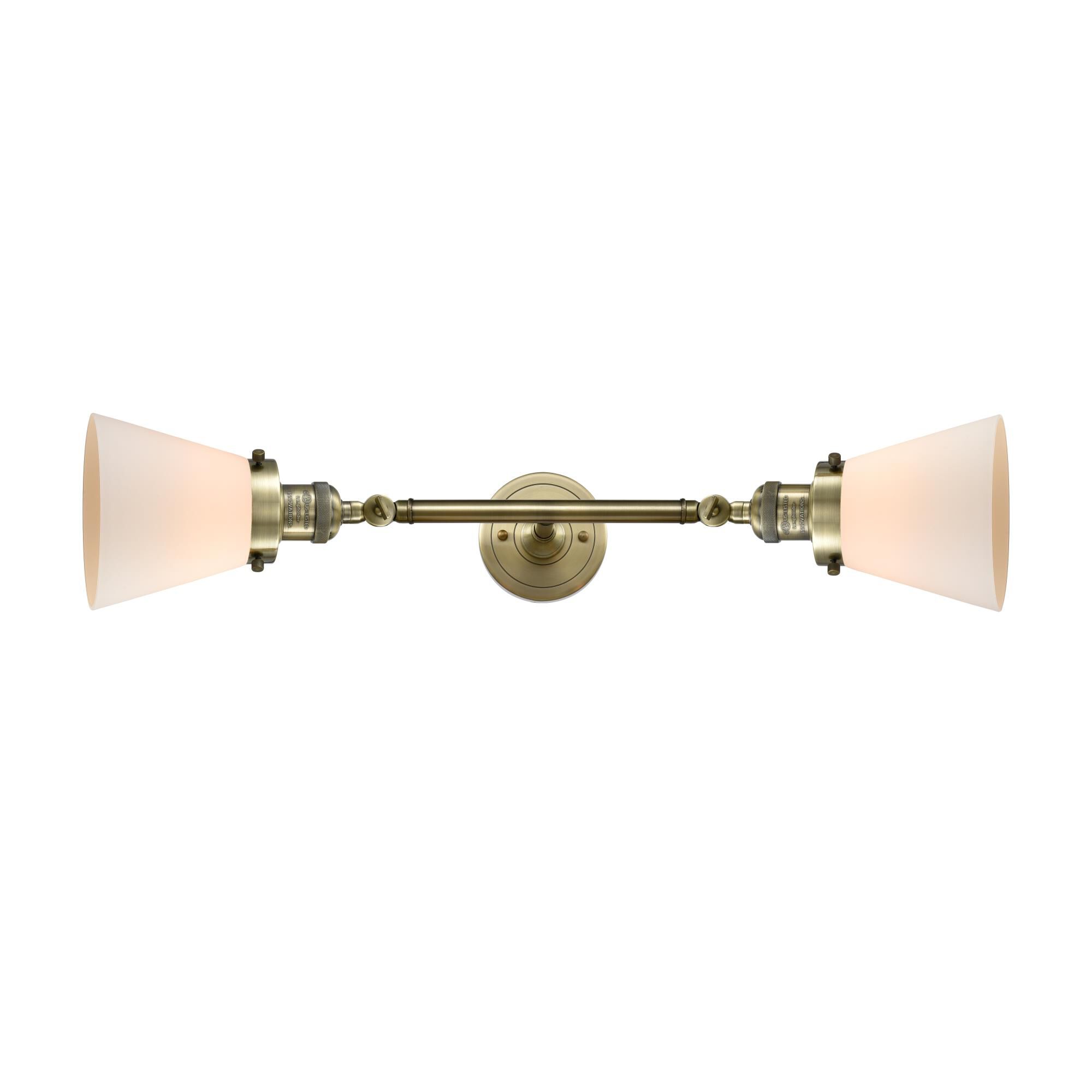 Bruno Marashlian Small Cone 23 Inch 2 Light LED Bath Vanity Light by Innovations Lighting