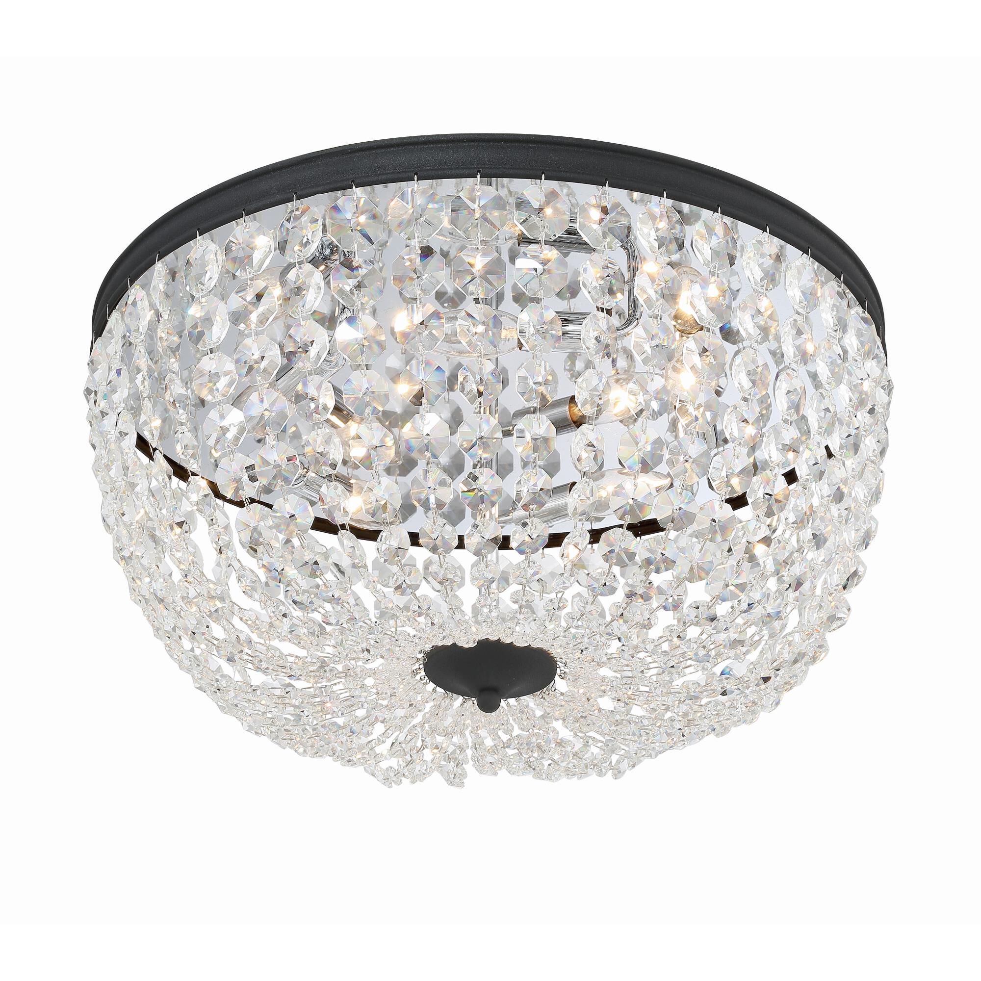 Nola 20 Inch 5 Light Flush Mount by Crystorama