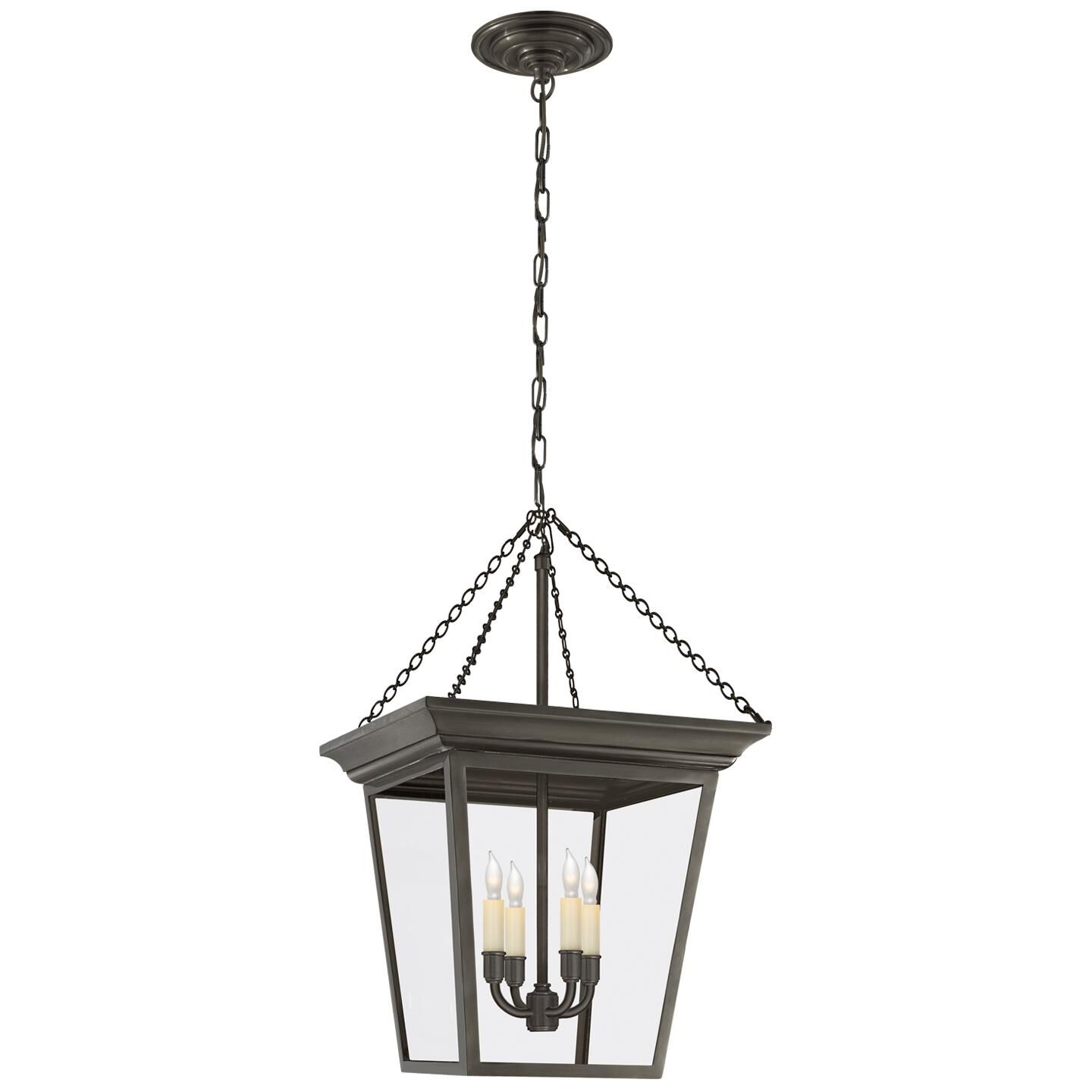 Chapman & Myers Cornice 14 Inch Cage Pendant by Visual Comfort Signature Collection
