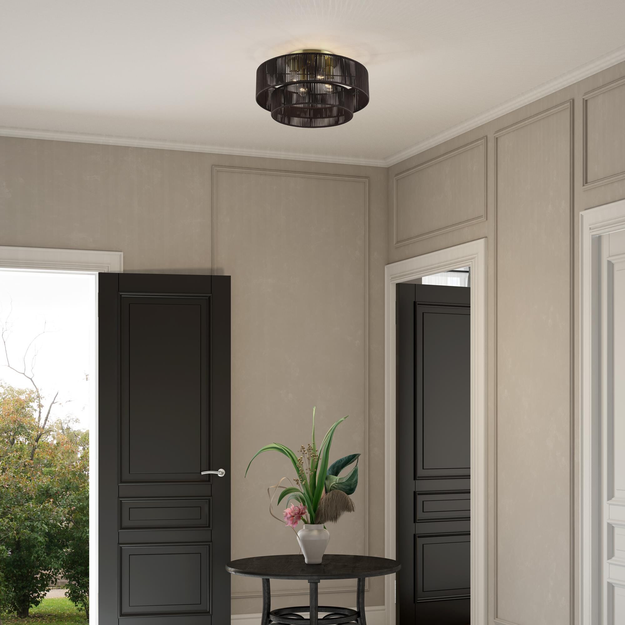 Acordia 21 Inch Semi Flush Mount by Livex Lighting