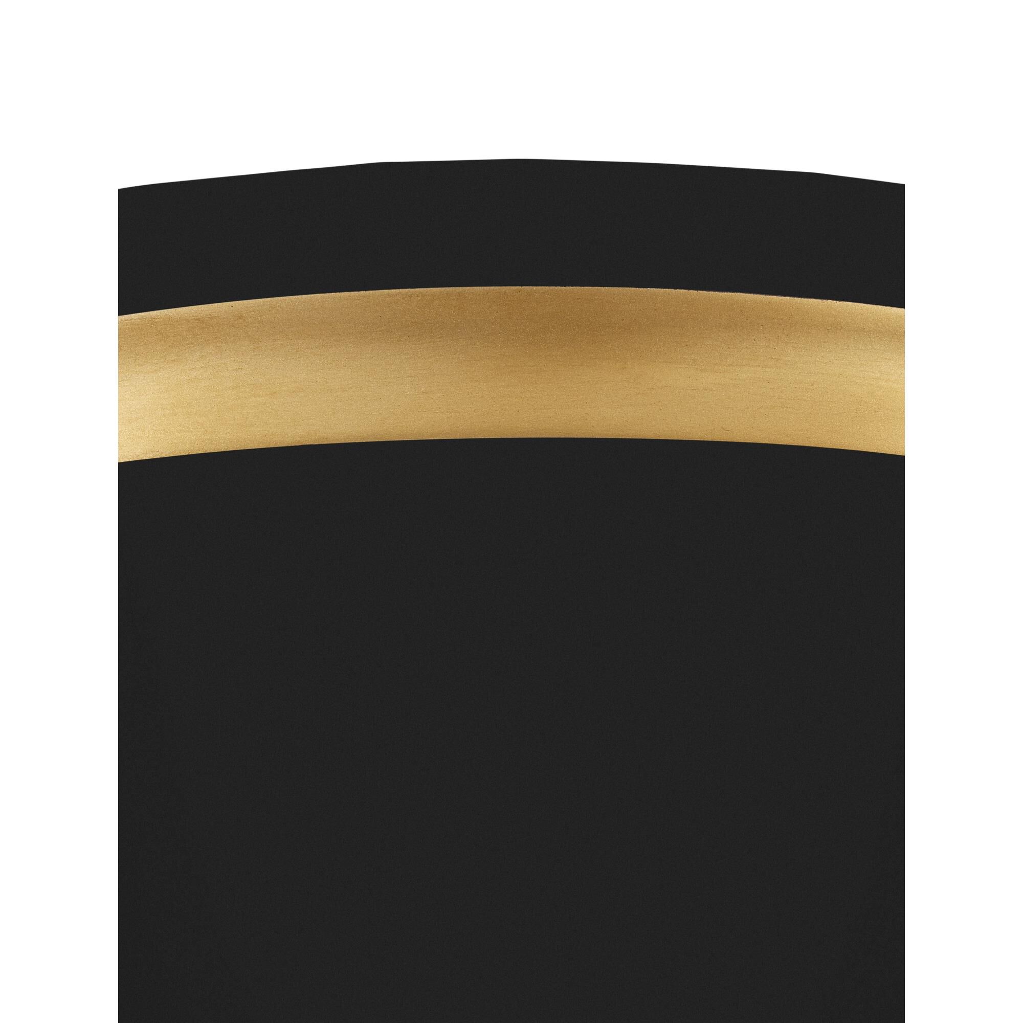 Shown in Satin Black/Contemporary Gold/White finish