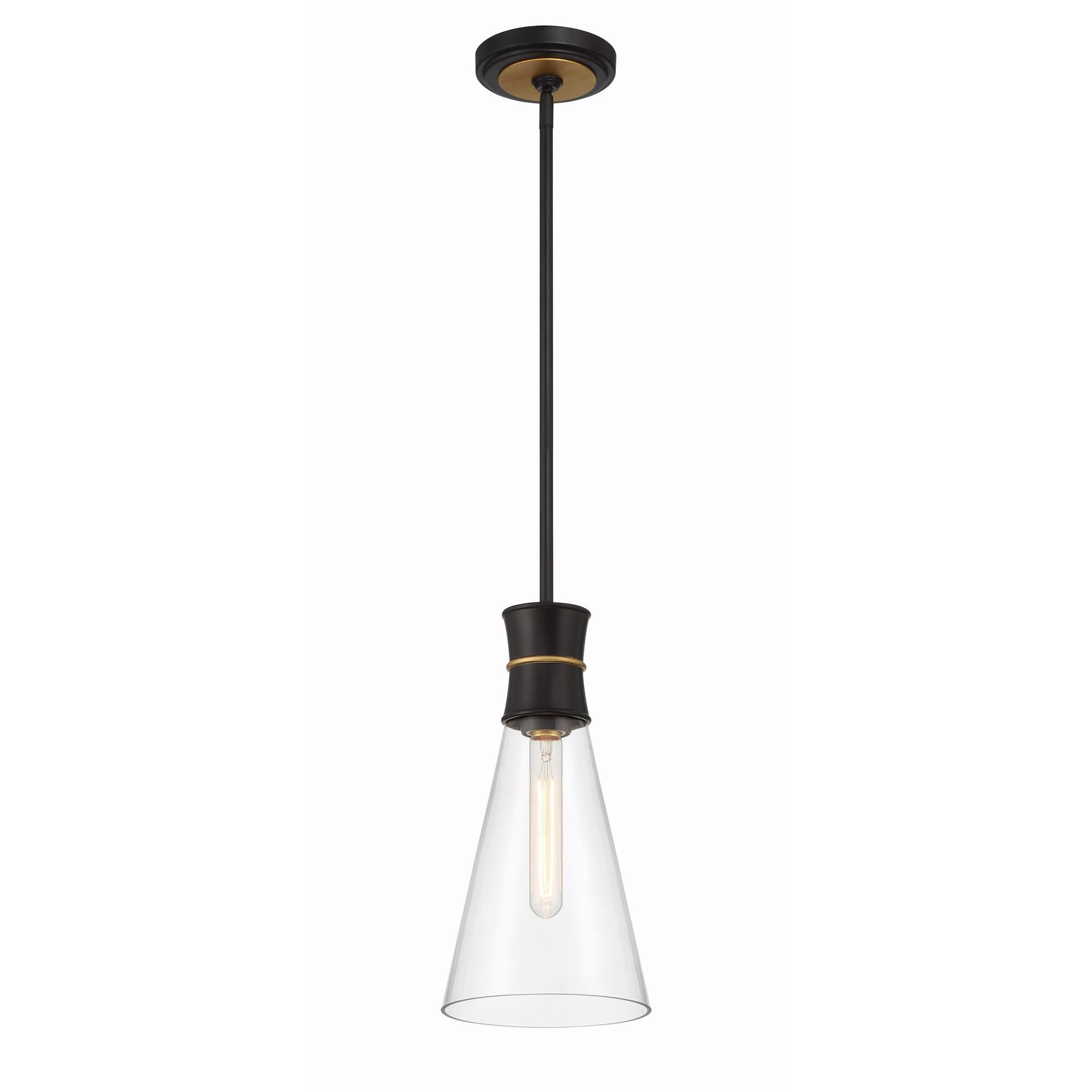 Shown in Matte Black and Textured Gold finish