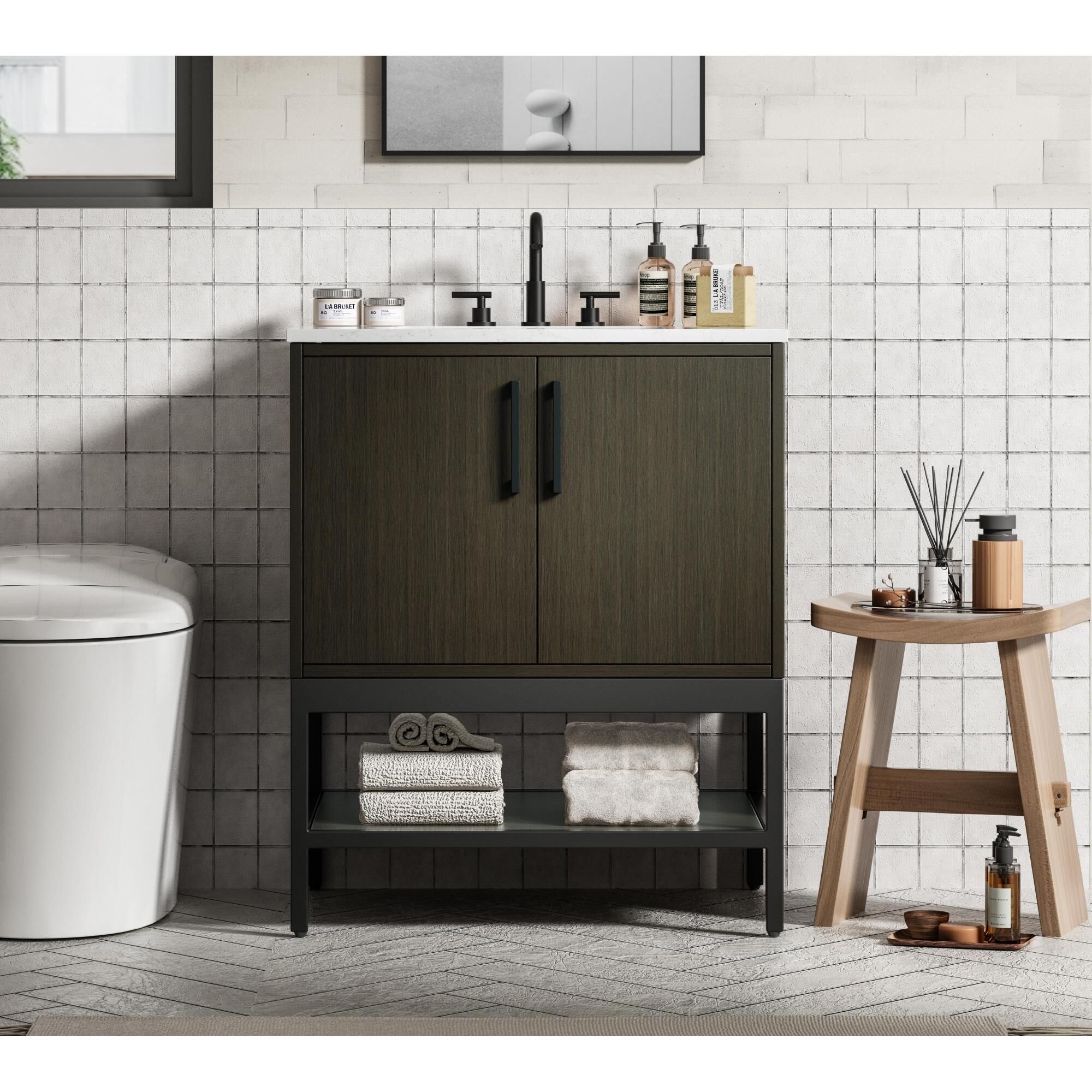 Shown in Mocha Brown finish