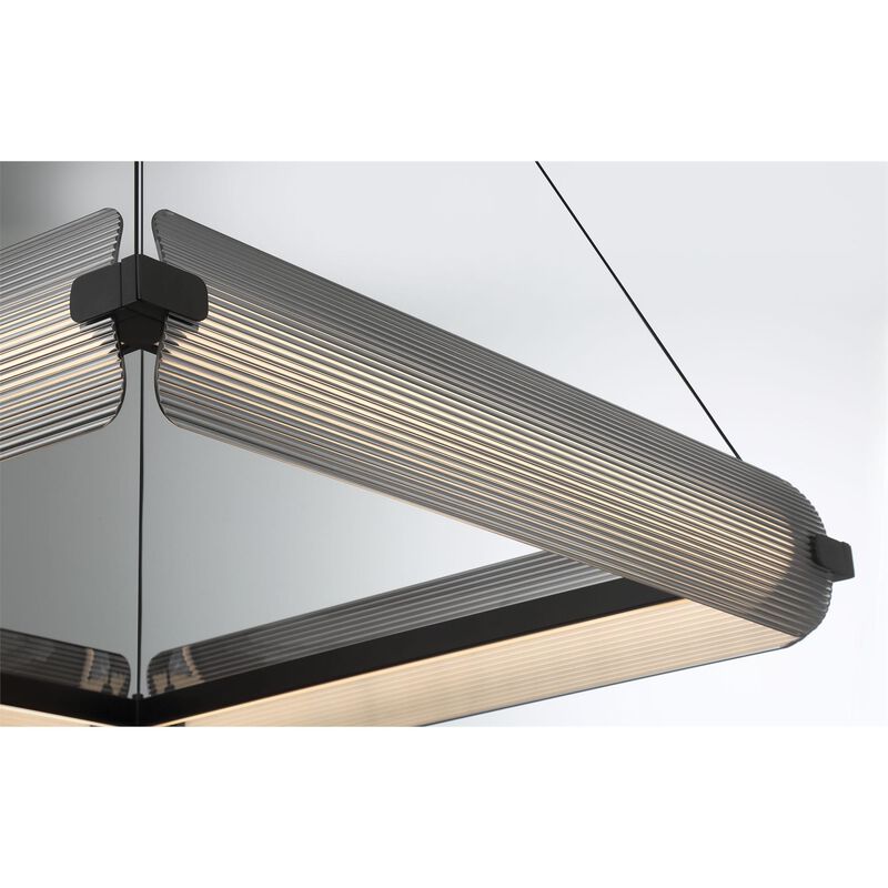 Neoness 34 Inch 4 Light Chandelier by Eurofase Lighting