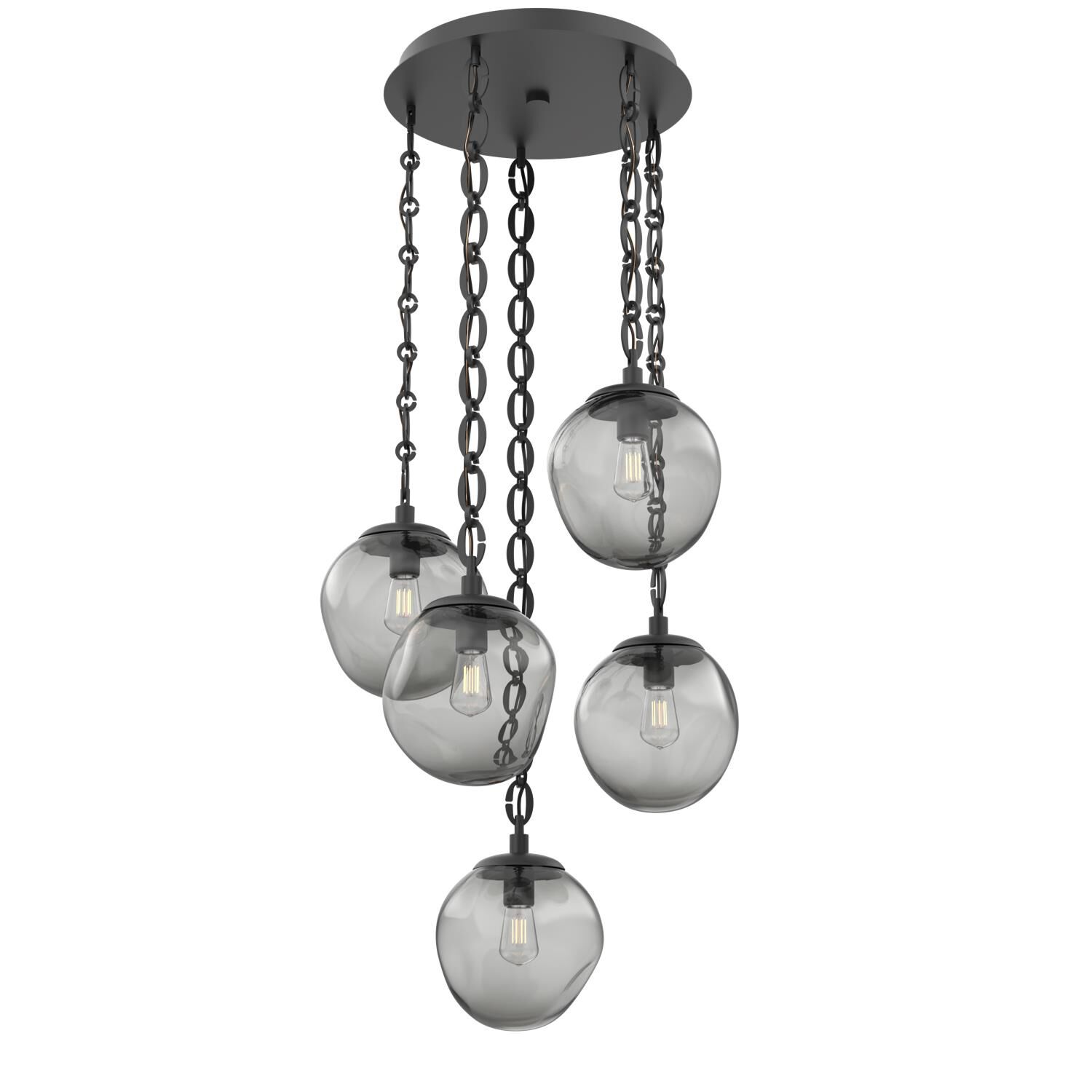 Levi Wilson Aster Bulb 24 Inch Multi Light Pendant by Hammerton Studio