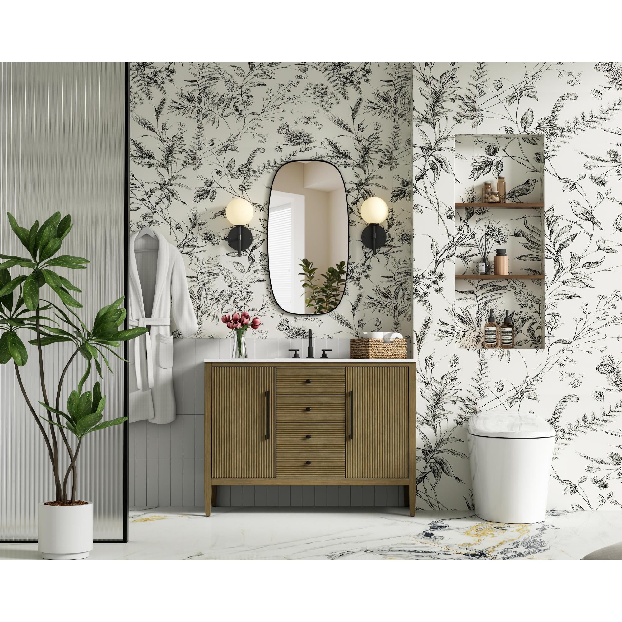 Blakely 48 Inch Bath Vanity by Elegant Dcor