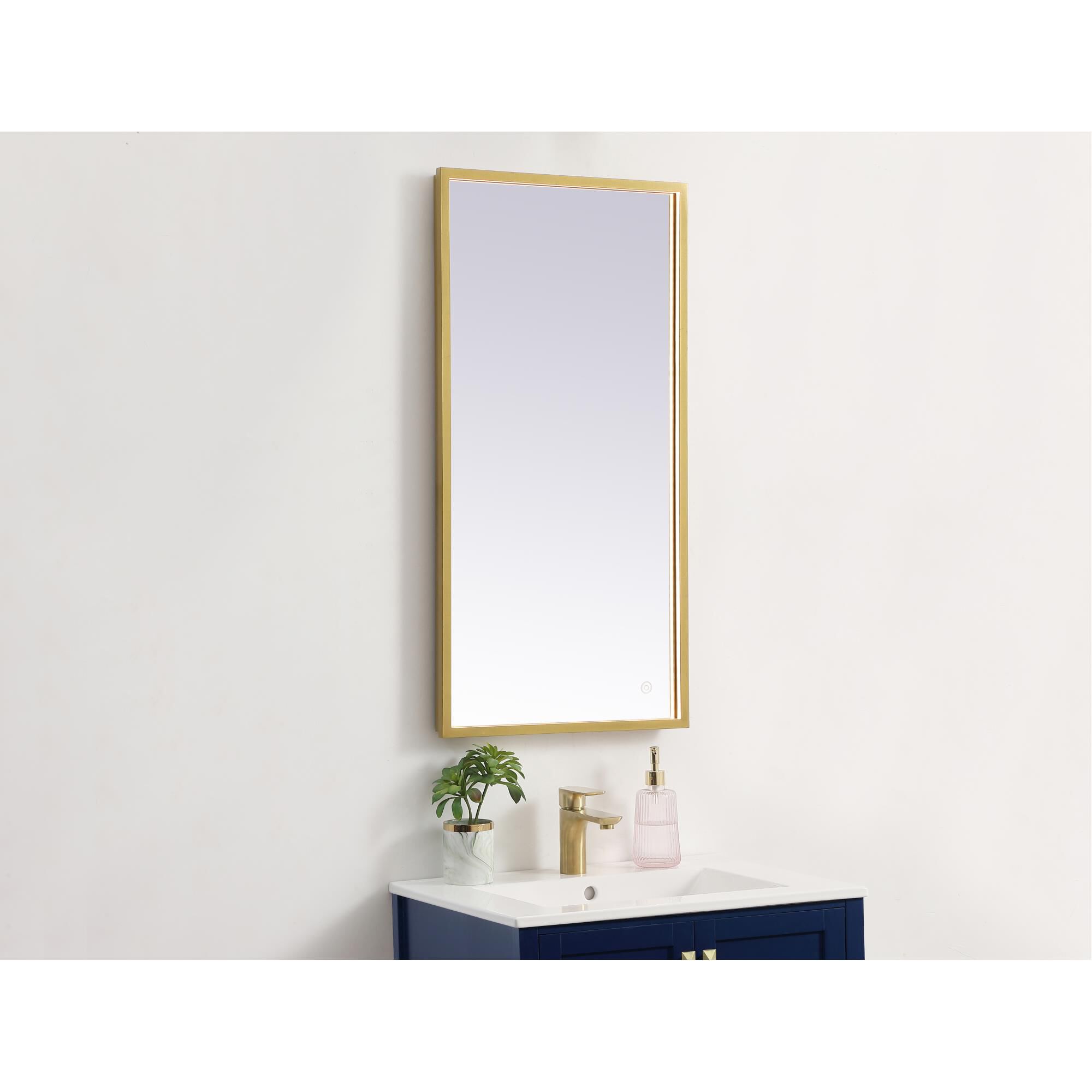Pier LED Lighted Mirror by Elegant Decor