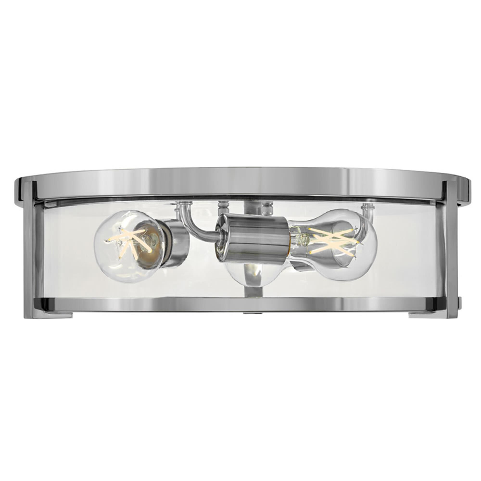 Lowell 16 Inch 3 Light Flush Mount,