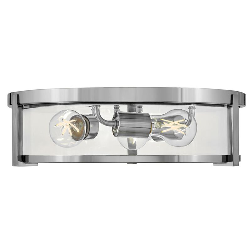 Lowell 16 Inch 3 Light Flush Mount by Hinkley