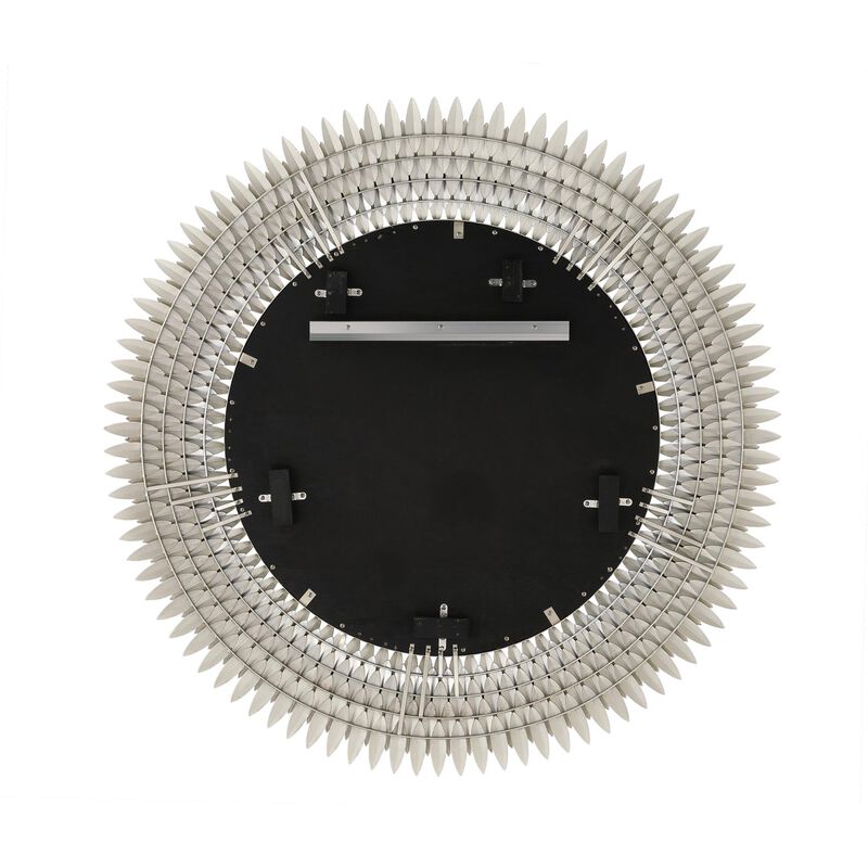 Broche Medium Decorative Mirror by Crystorama